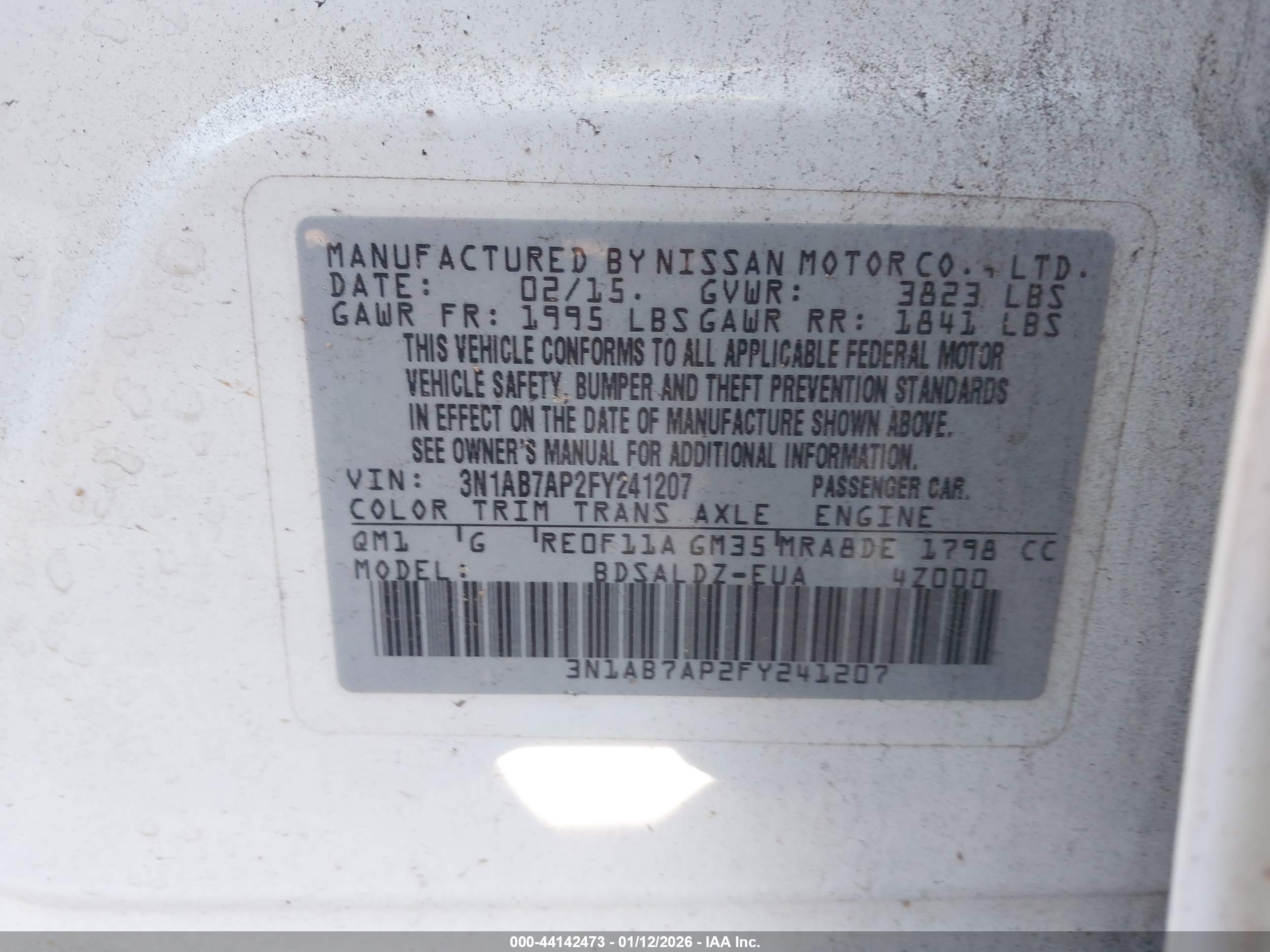 NISSAN SENTRA image 9