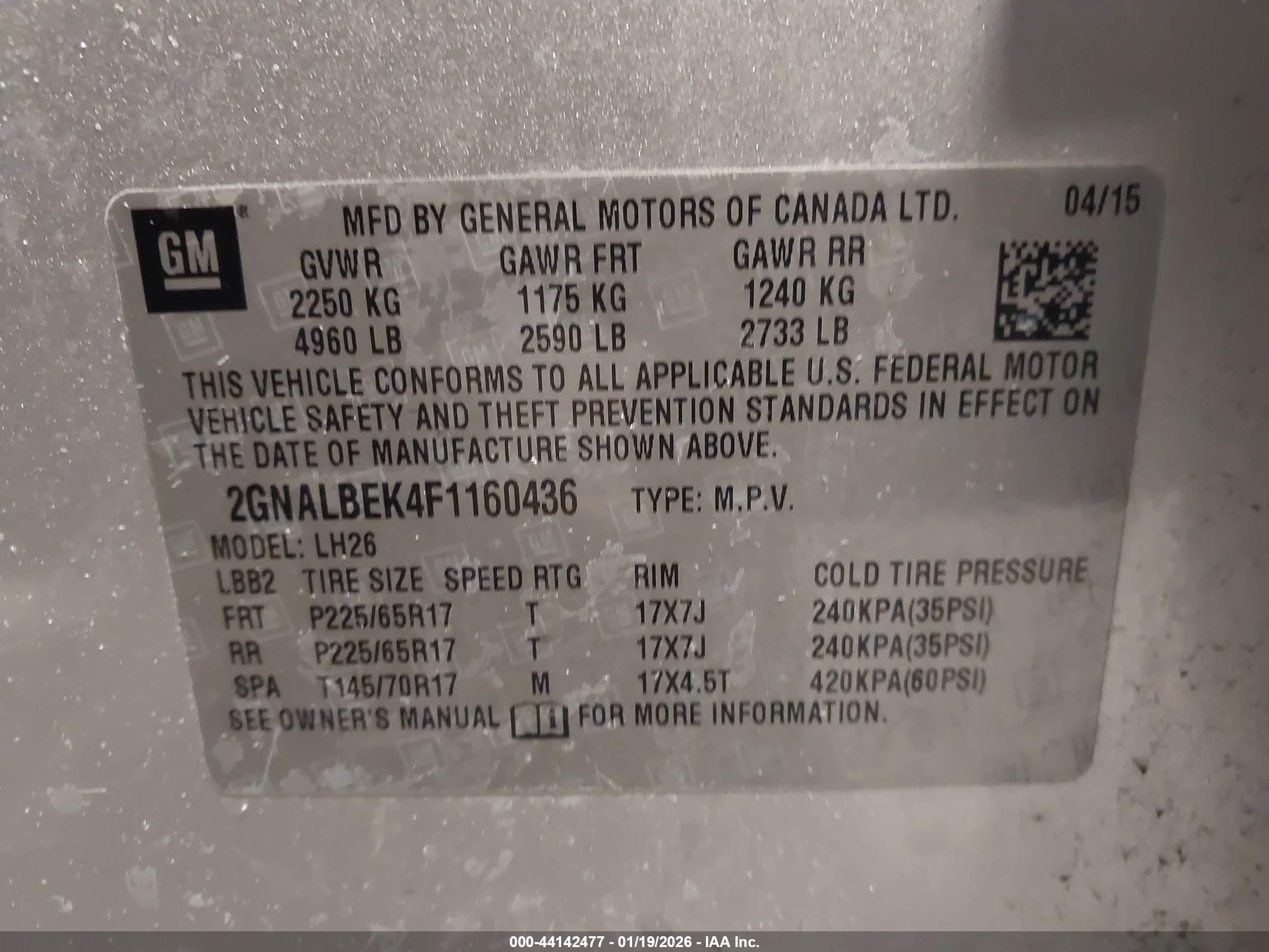 CHEVROLET EQUINOX image 9