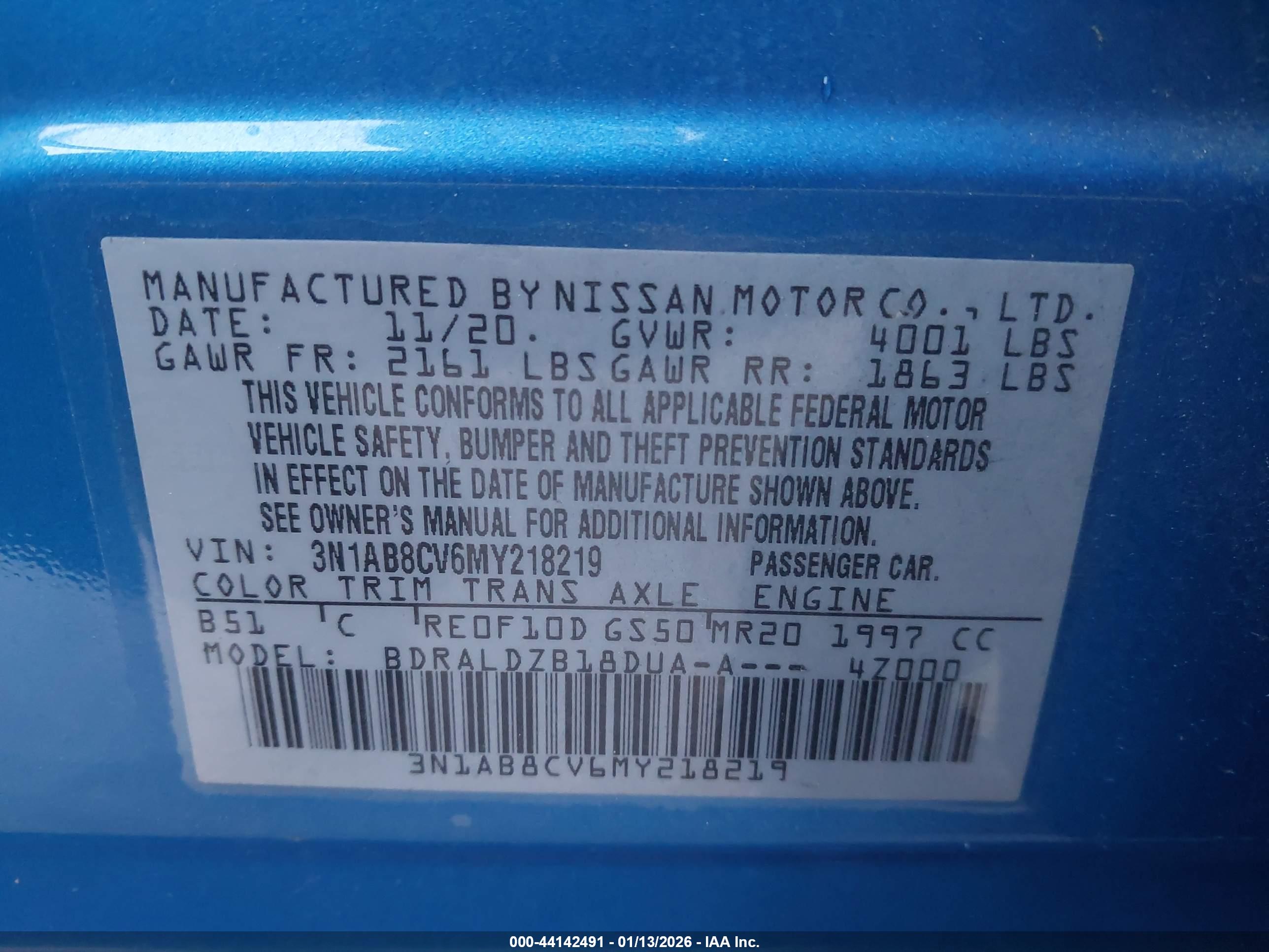 NISSAN SENTRA image 9