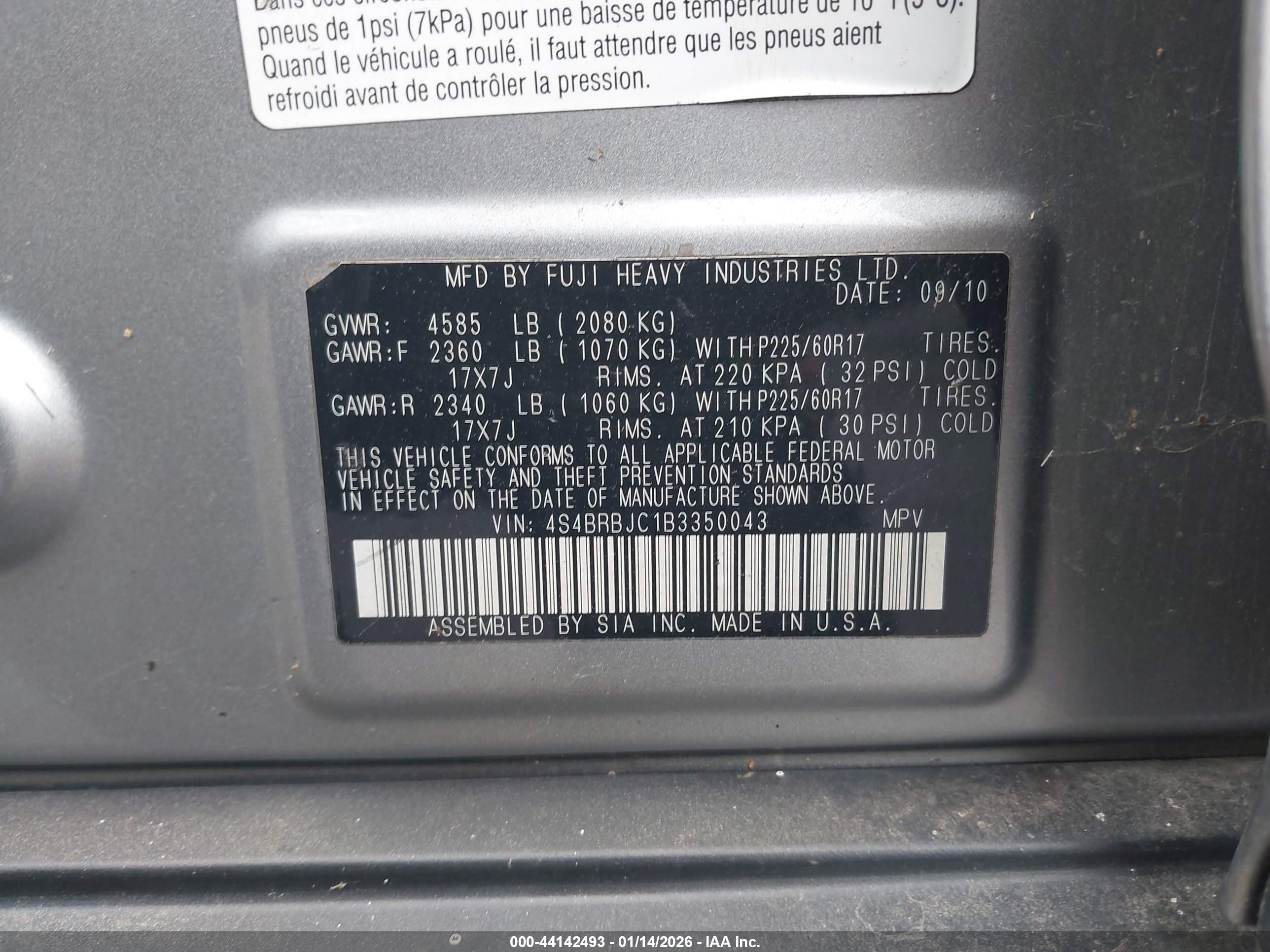 SUBARU OUTBACK image 9