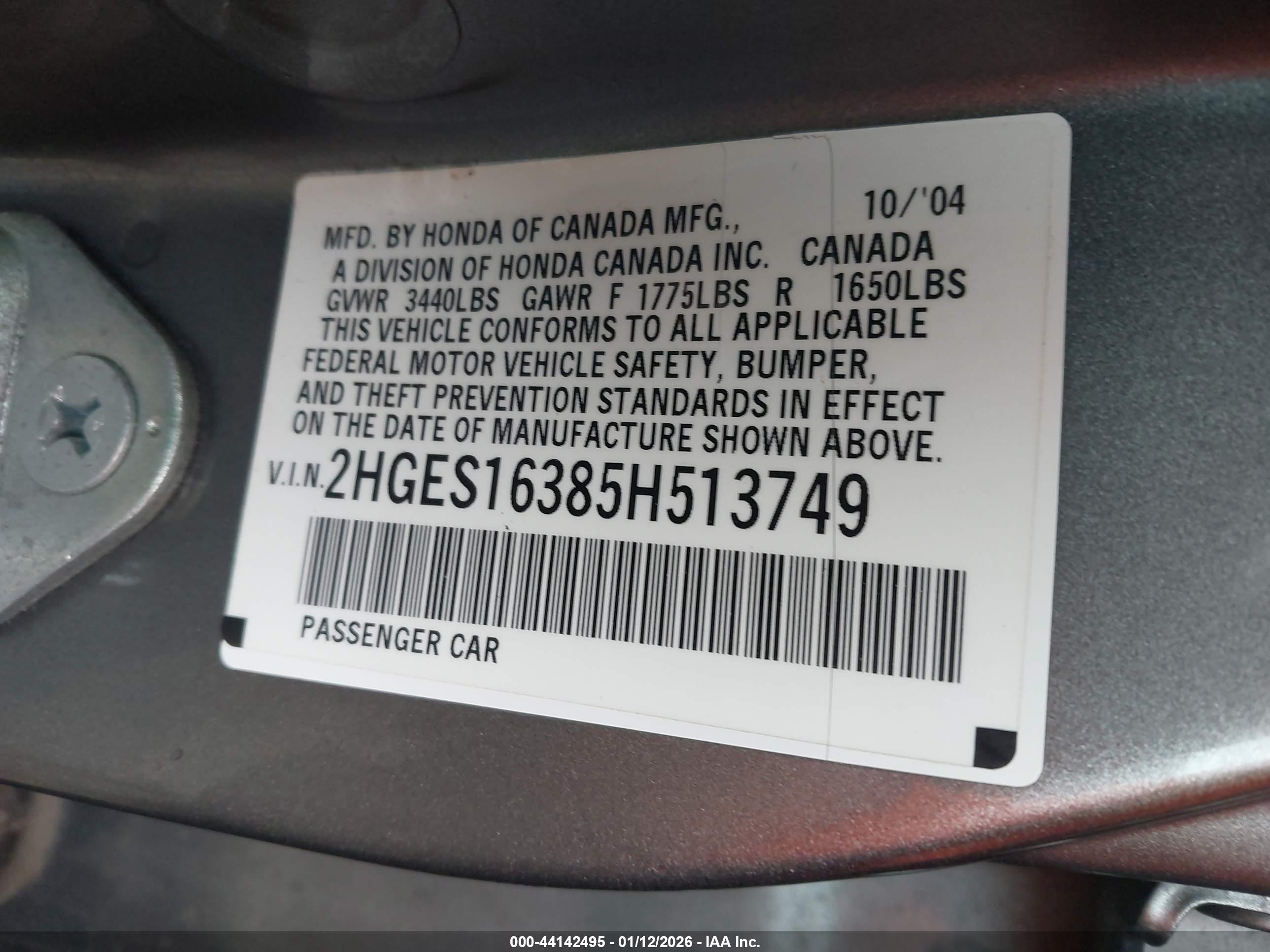 HONDA CIVIC image 9