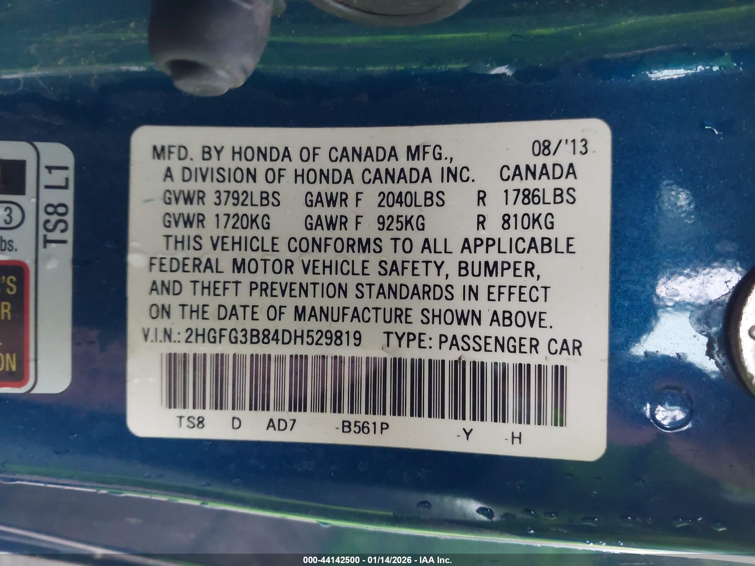 HONDA CIVIC image 9