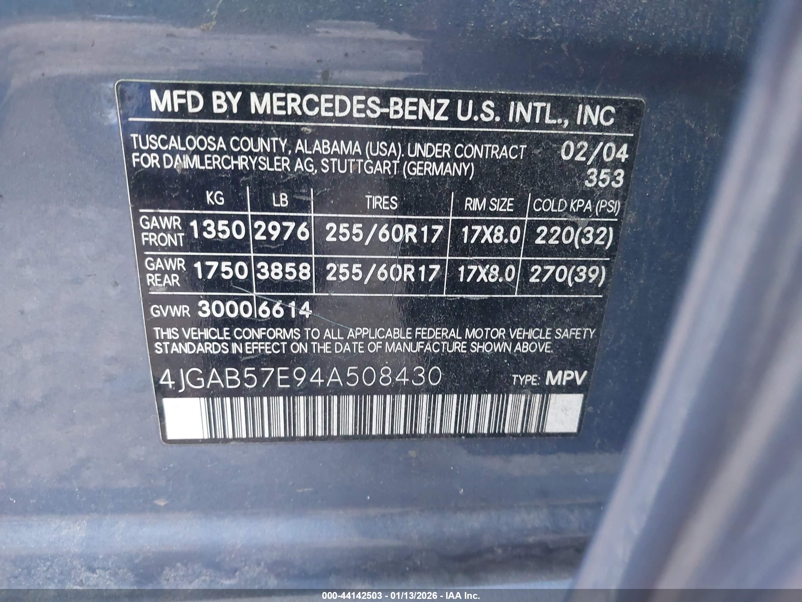 MERCEDES-BENZ ML image 9