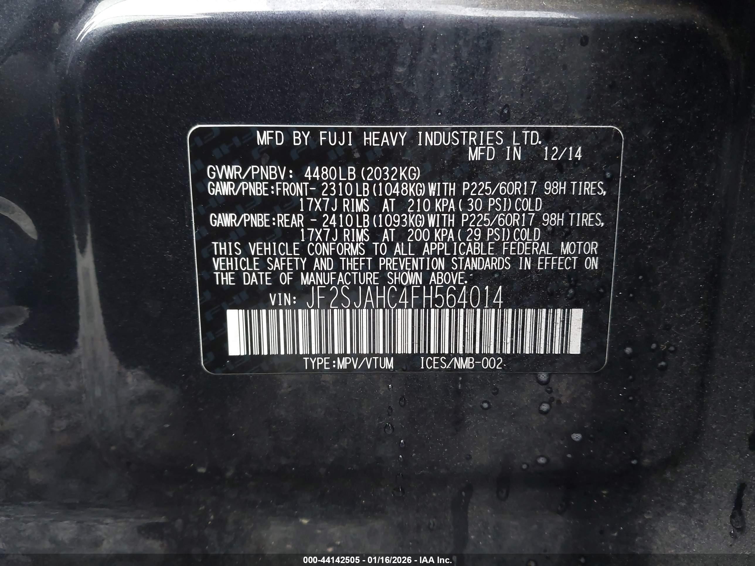 SUBARU FORESTER image 9