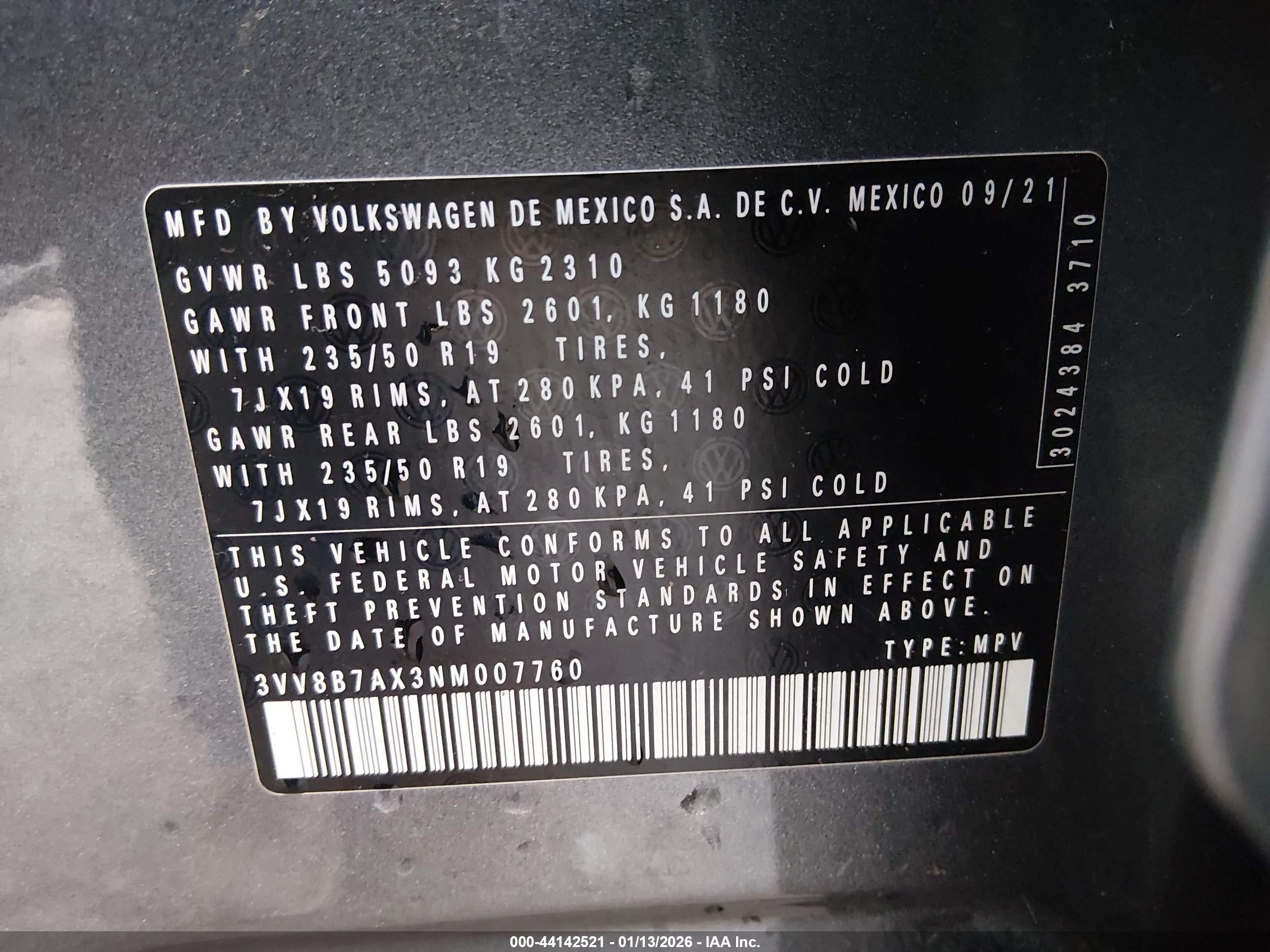 VOLKSWAGEN TIGUAN image 9