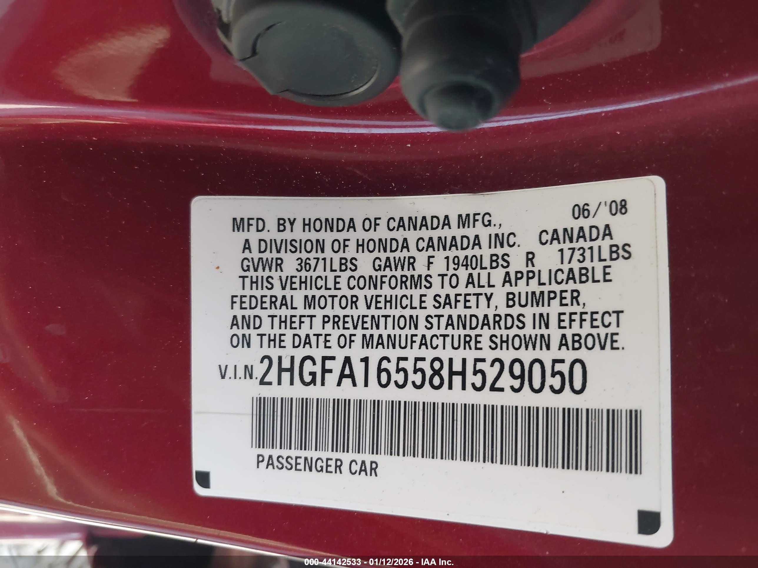 HONDA CIVIC image 9