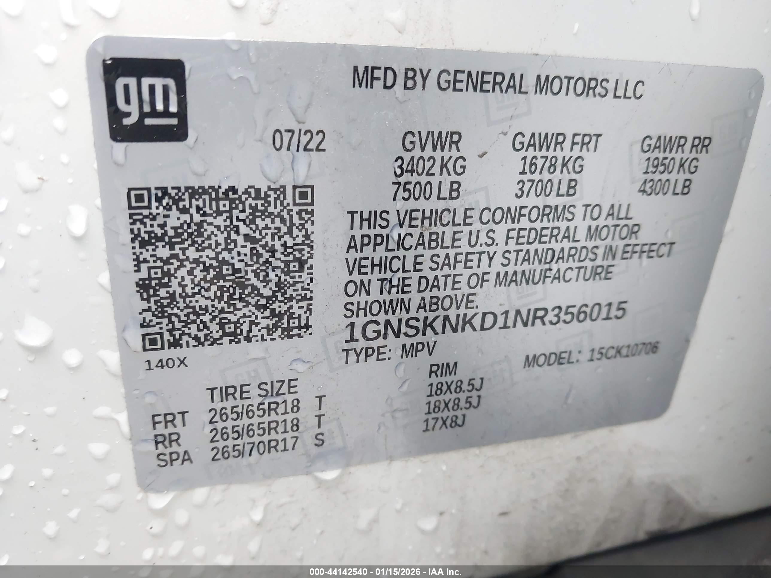CHEVROLET TAHOE image 9