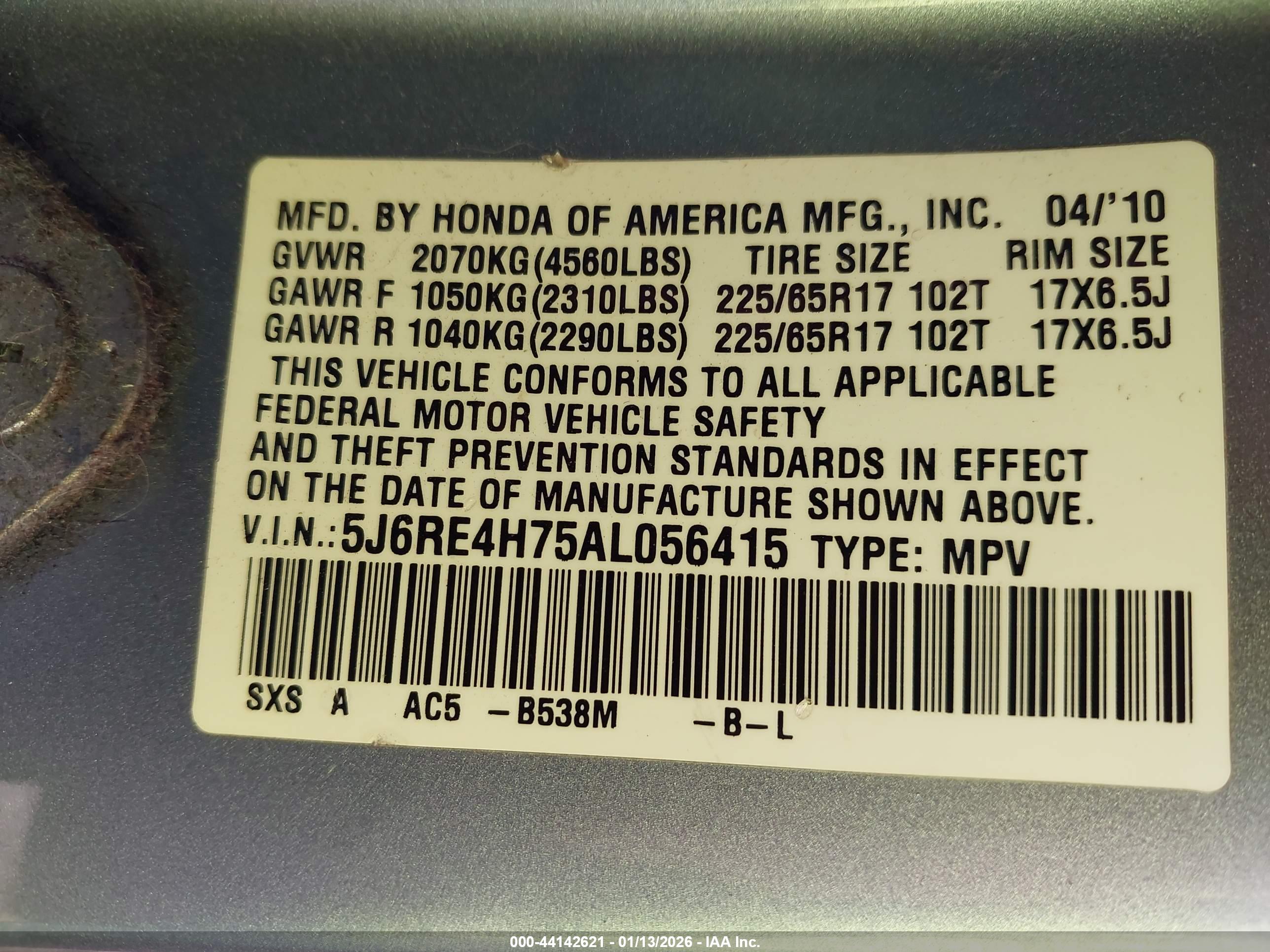 HONDA CR-V image 9