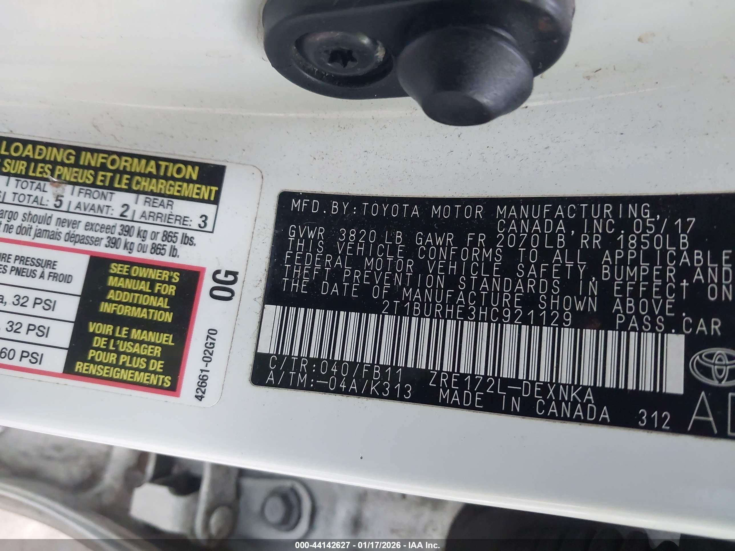 TOYOTA COROLLA image 9