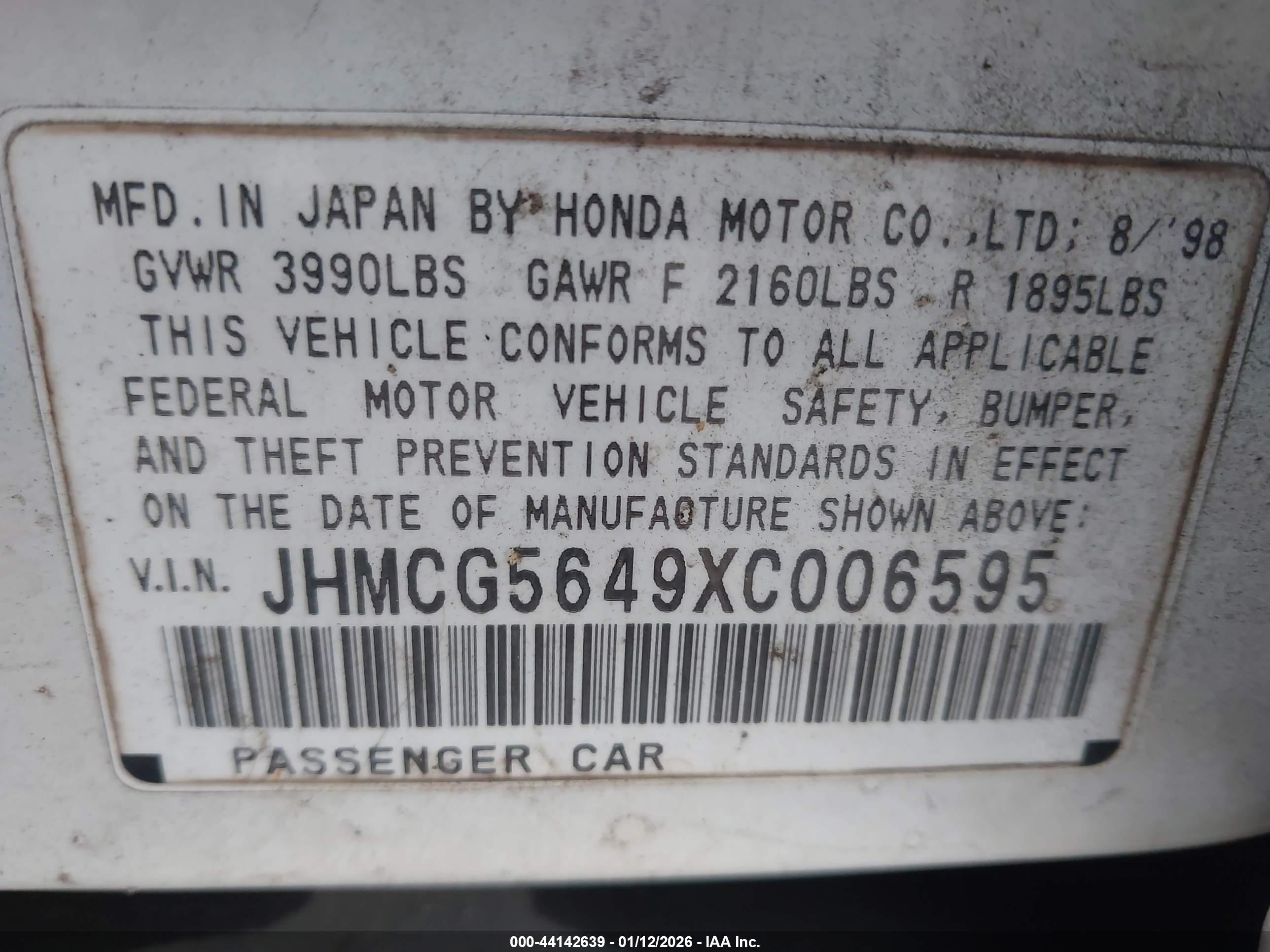 HONDA ACCORD image 9