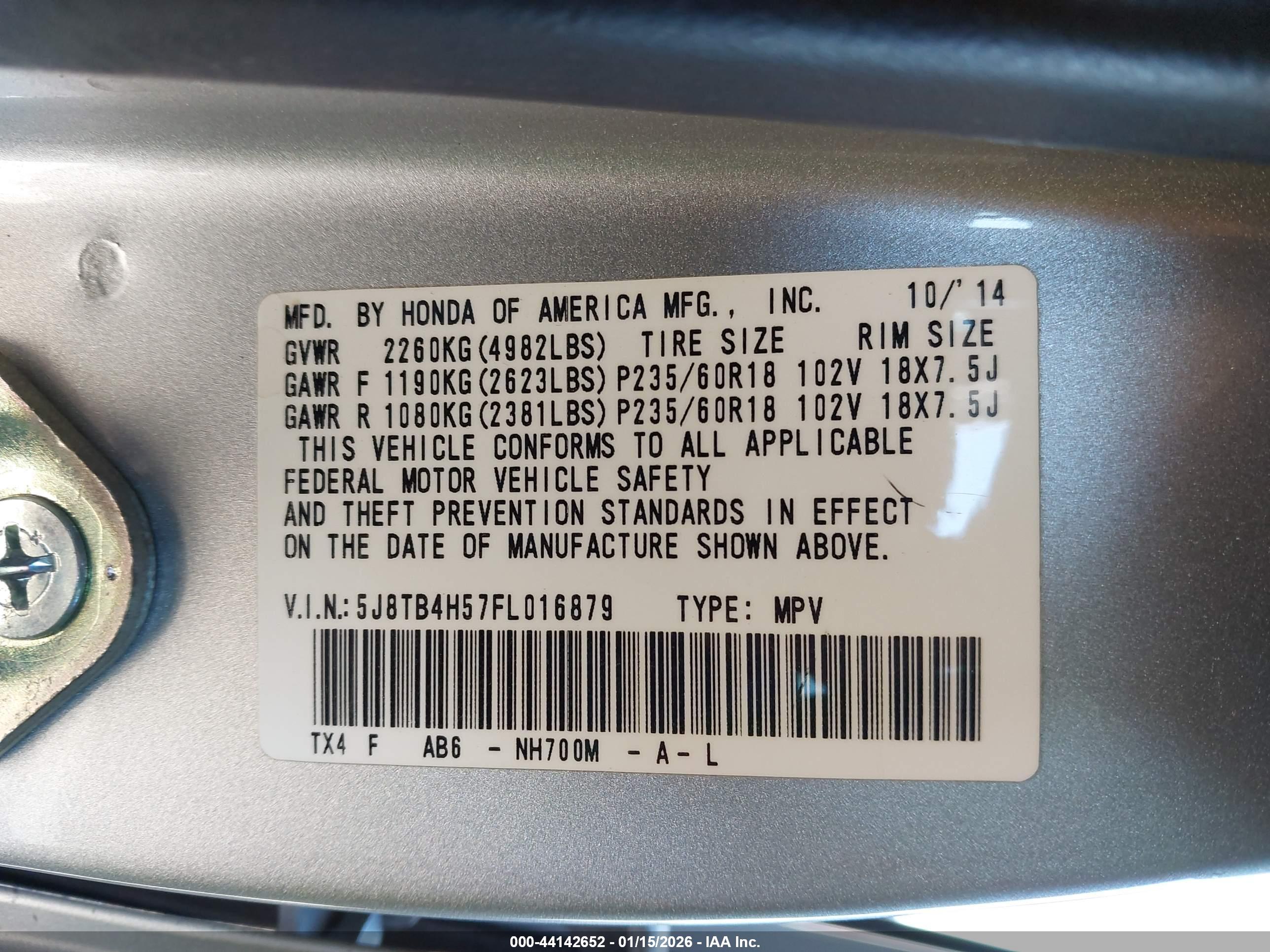 ACURA RDX image 9