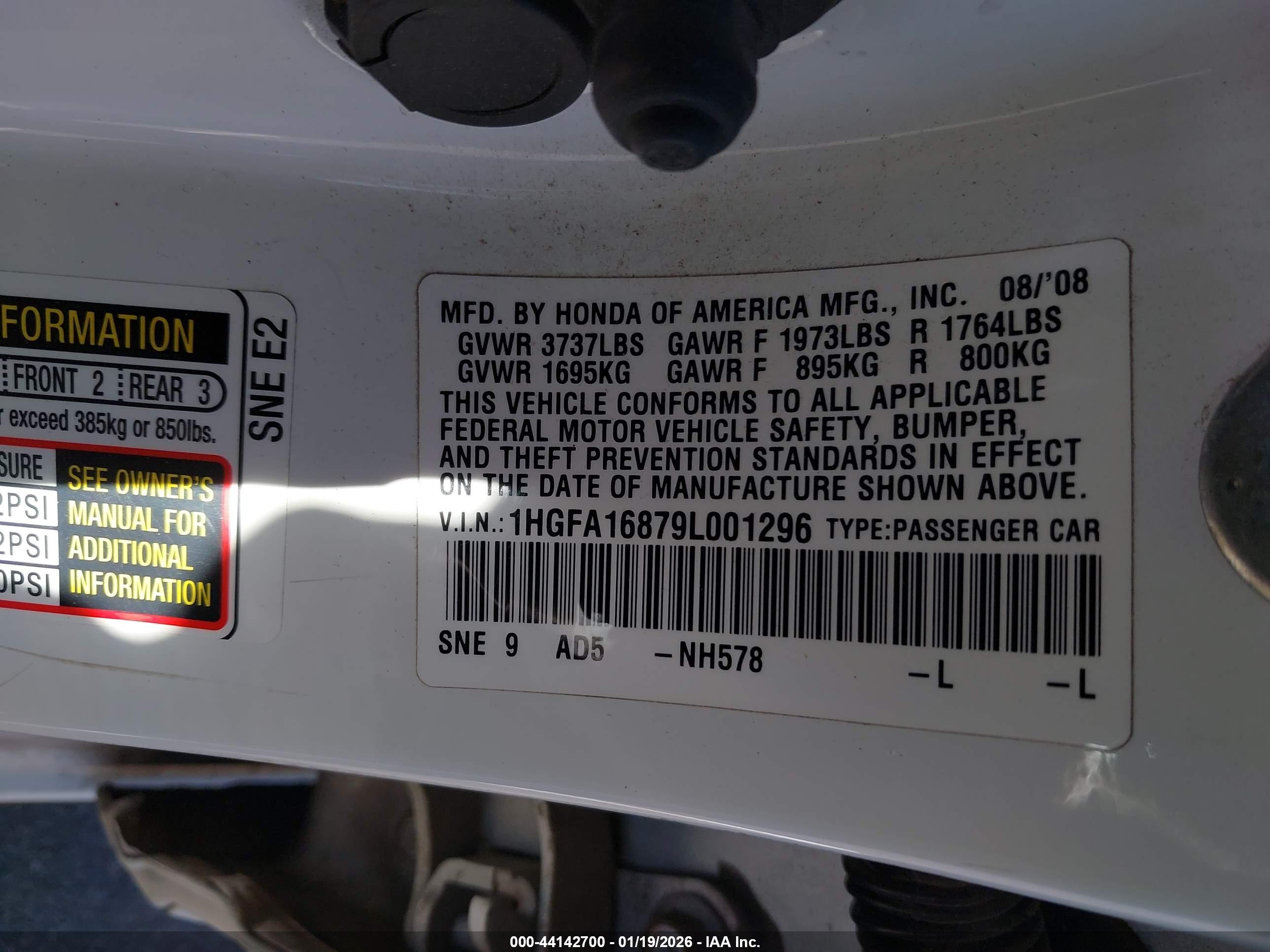 HONDA CIVIC image 9