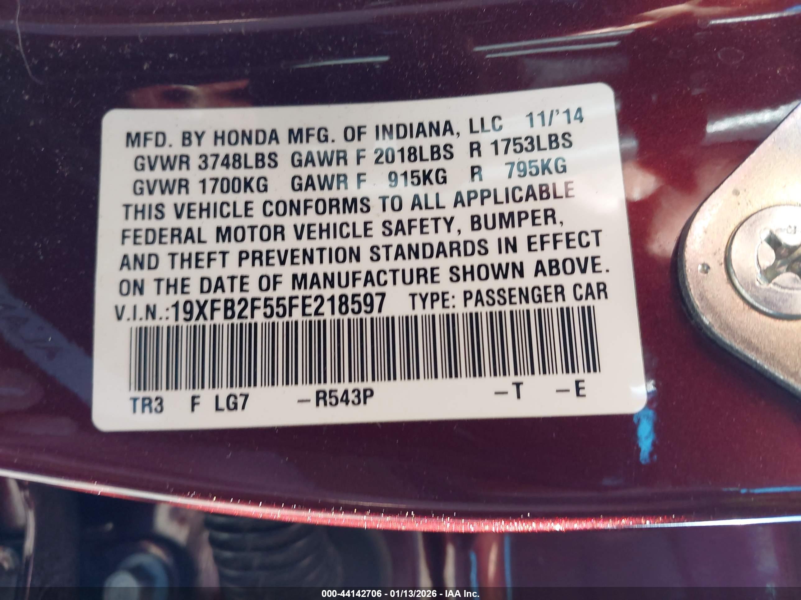 HONDA CIVIC image 9