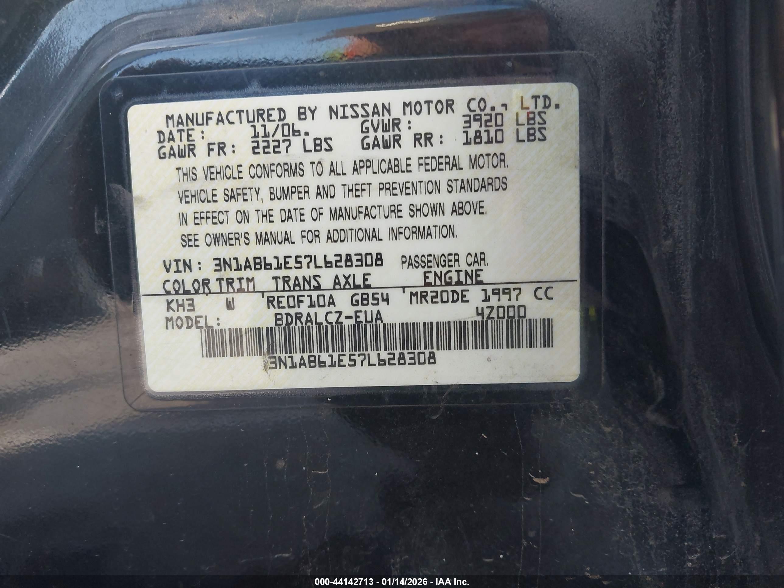 NISSAN SENTRA image 9