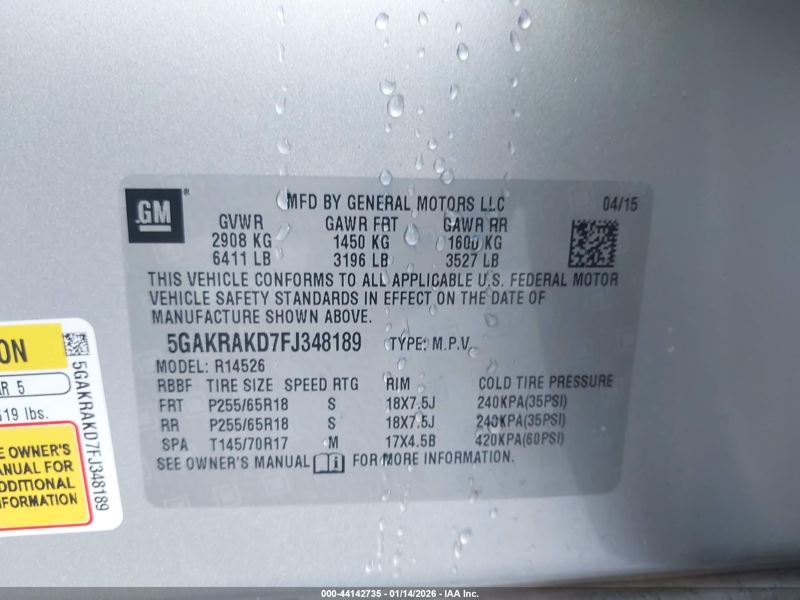 BUICK ENCLAVE image 9
