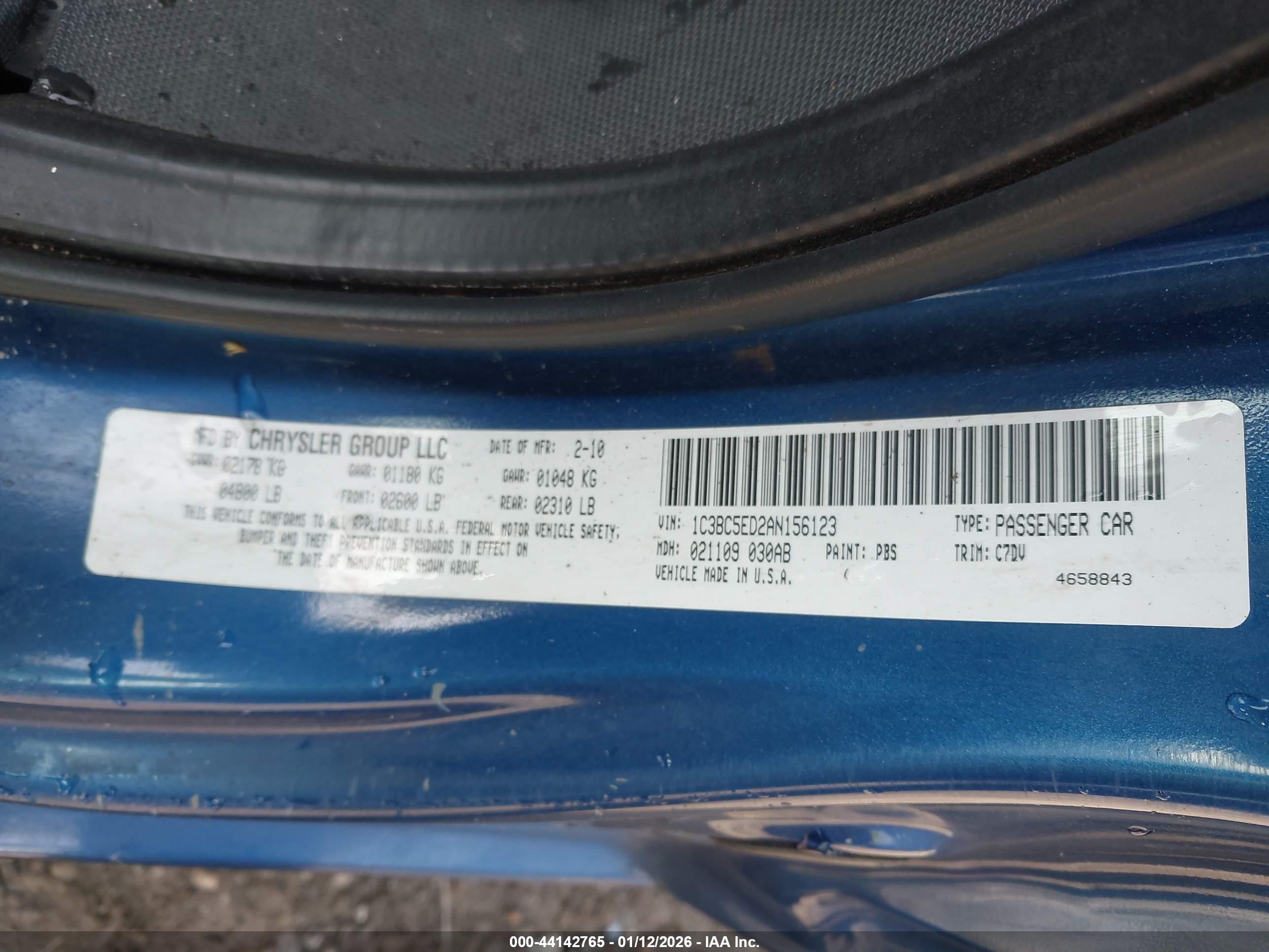 CHRYSLER SEBRING image 9