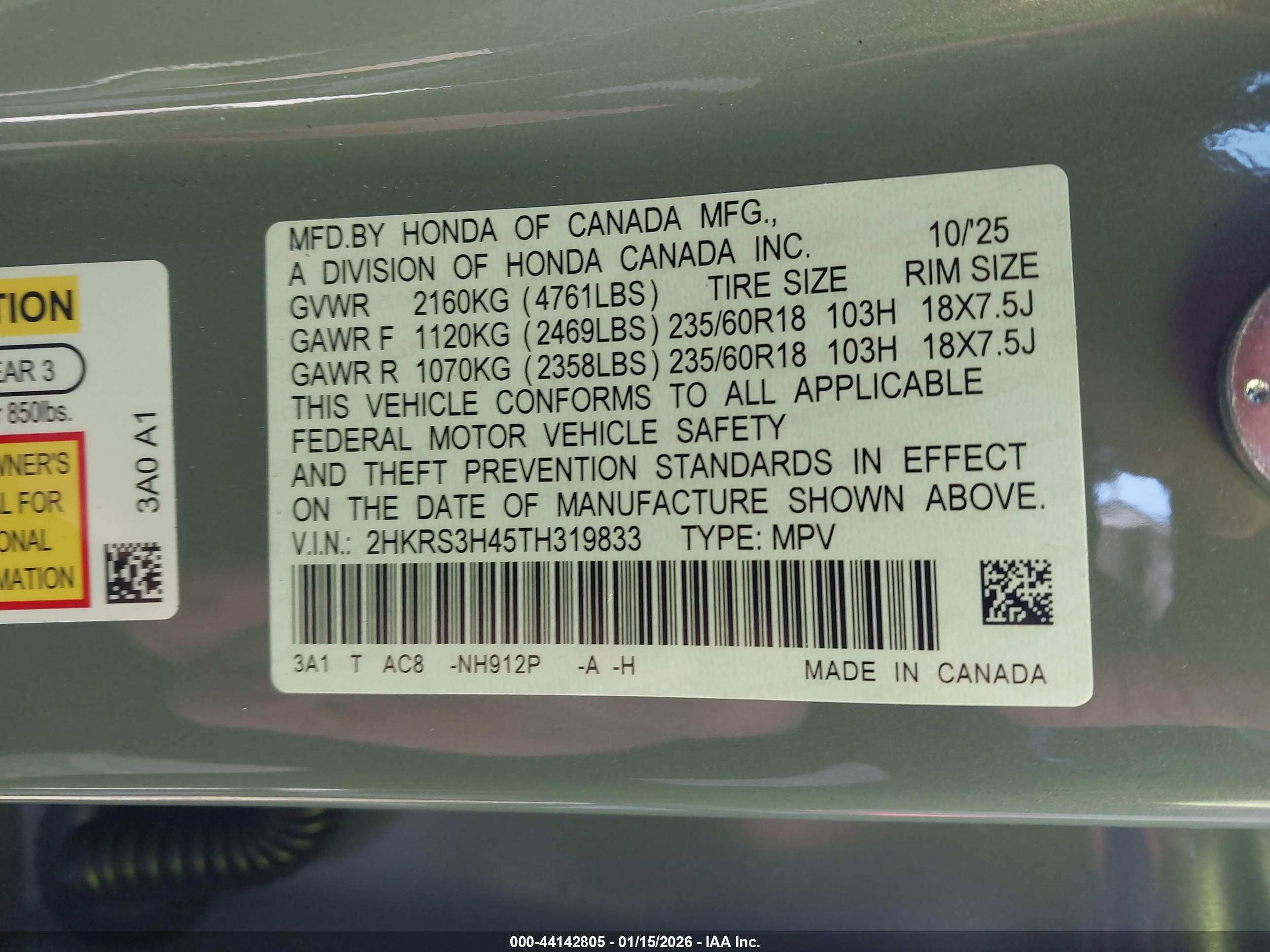 HONDA CR-V image 9