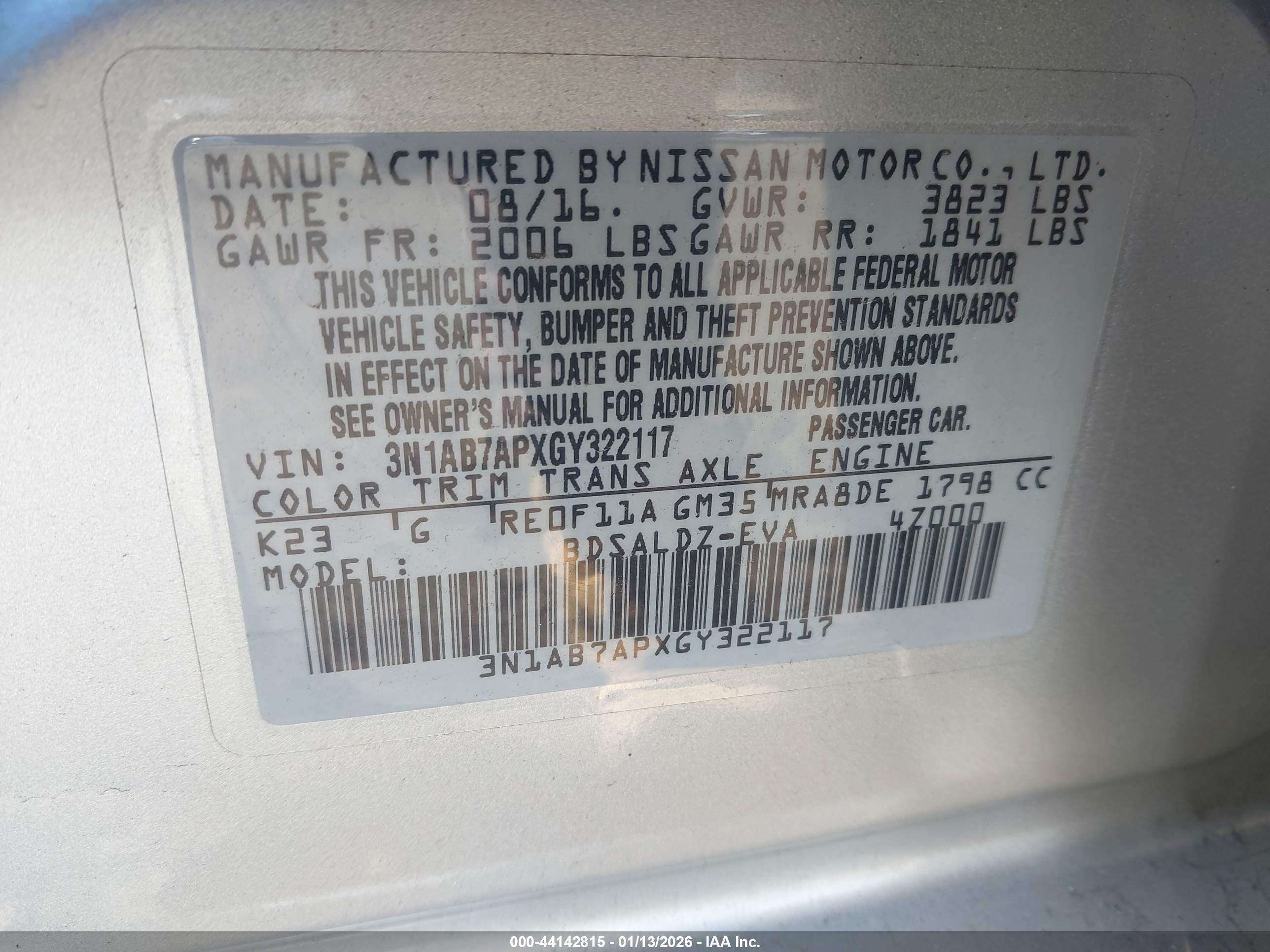 NISSAN SENTRA image 9