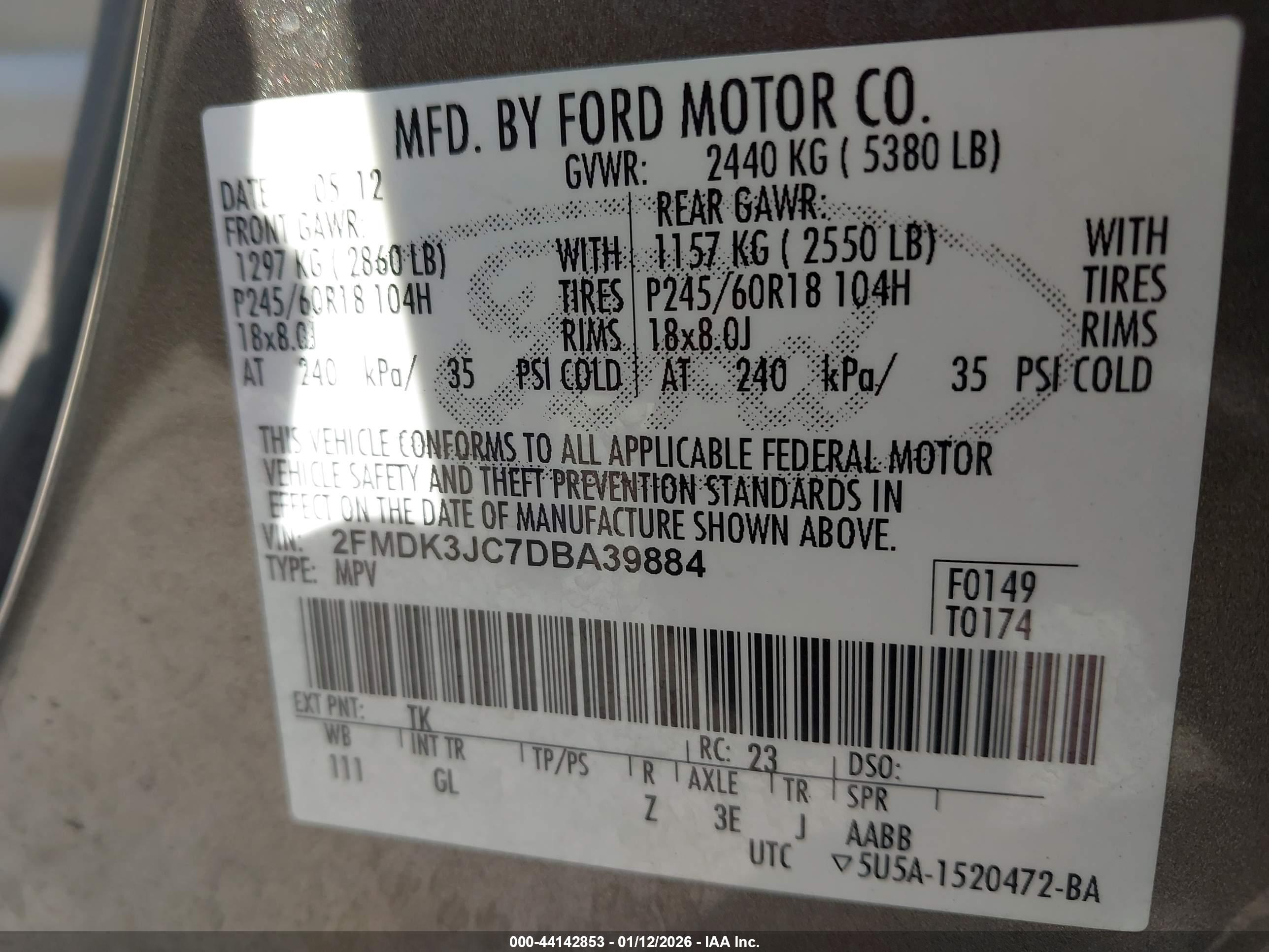 FORD EDGE image 9