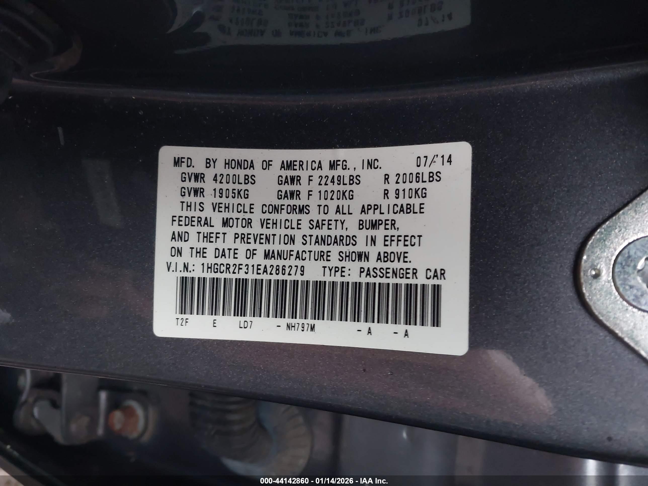 HONDA ACCORD image 9