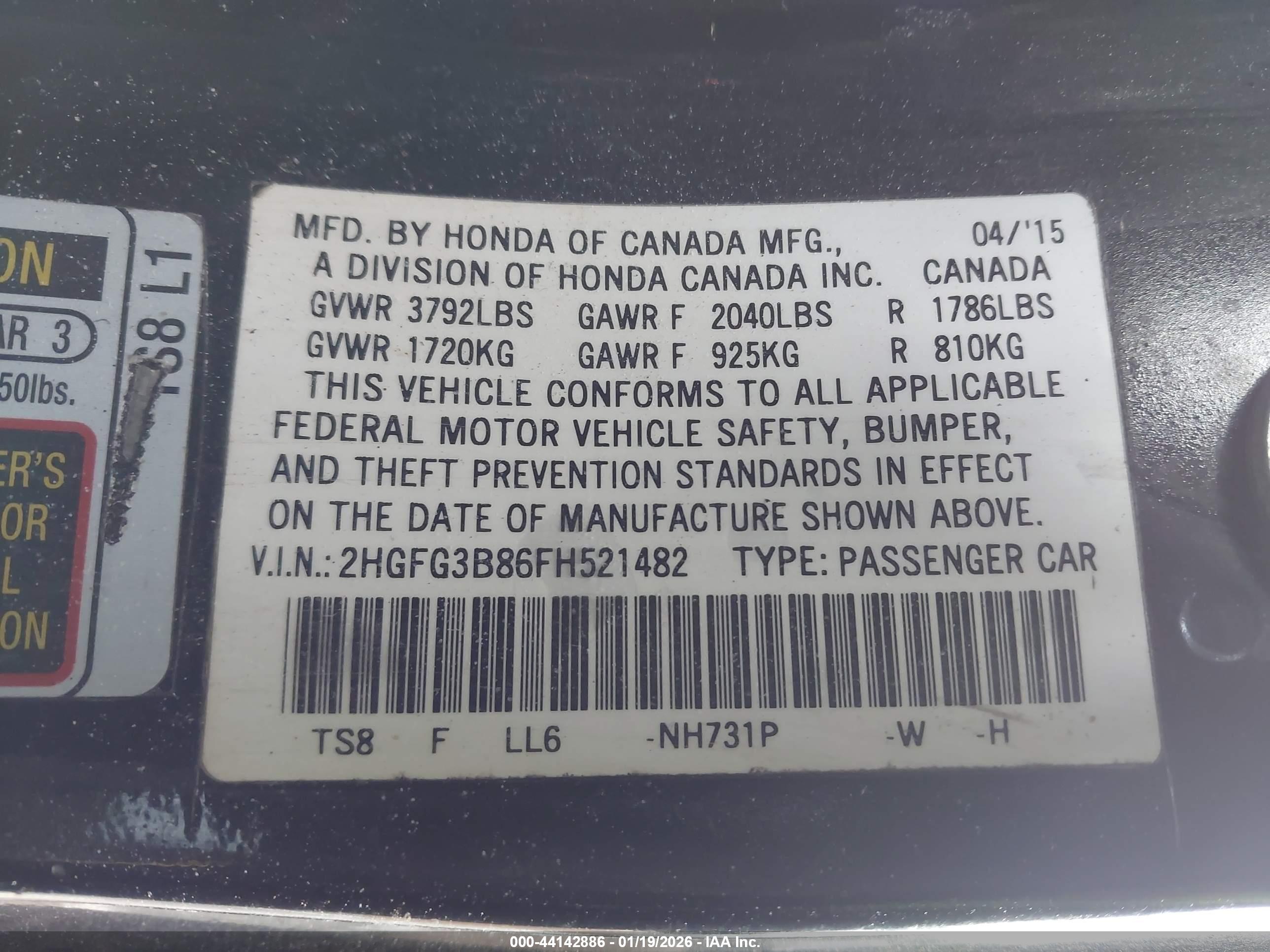 HONDA CIVIC image 9