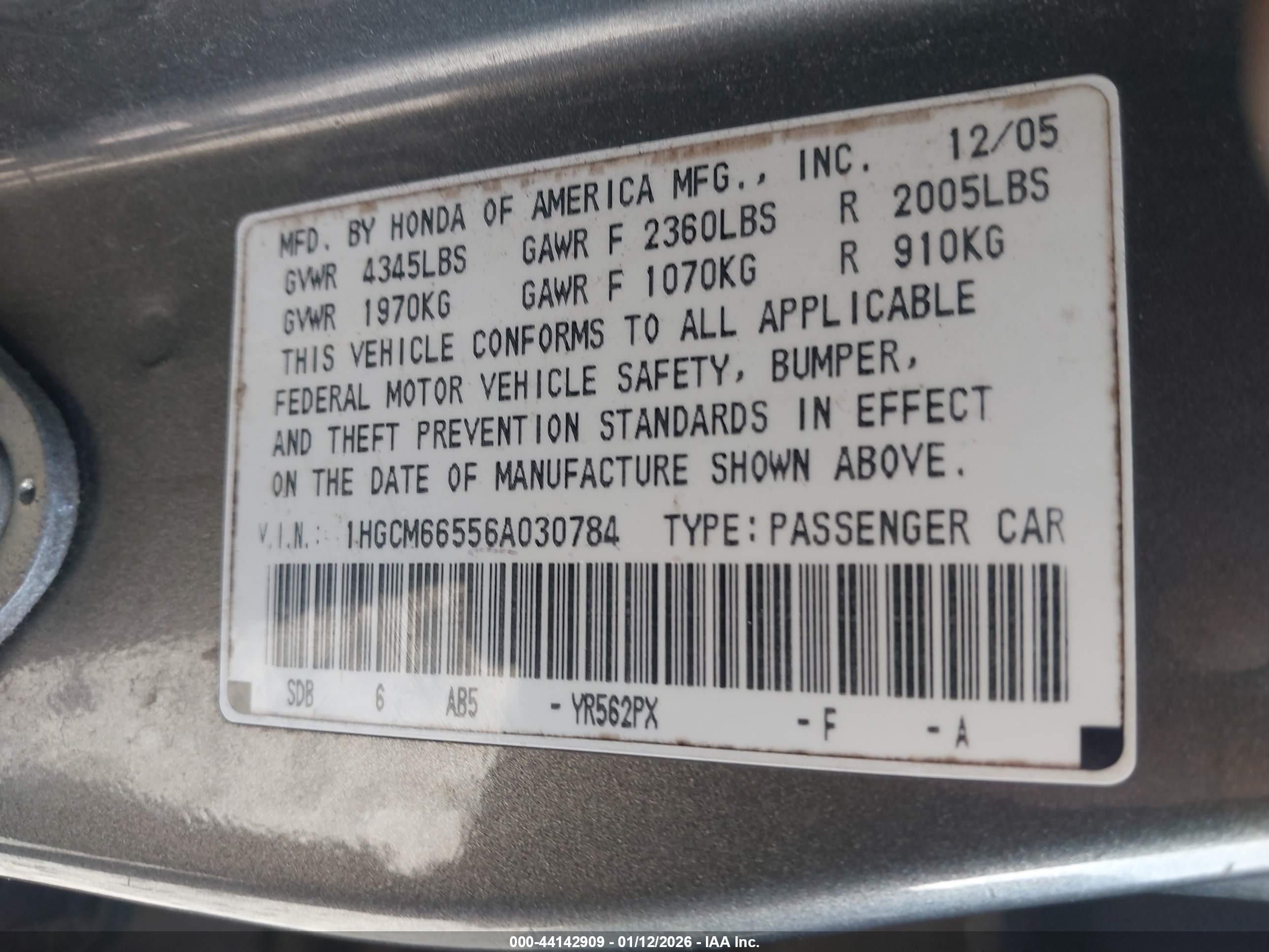 HONDA ACCORD image 9