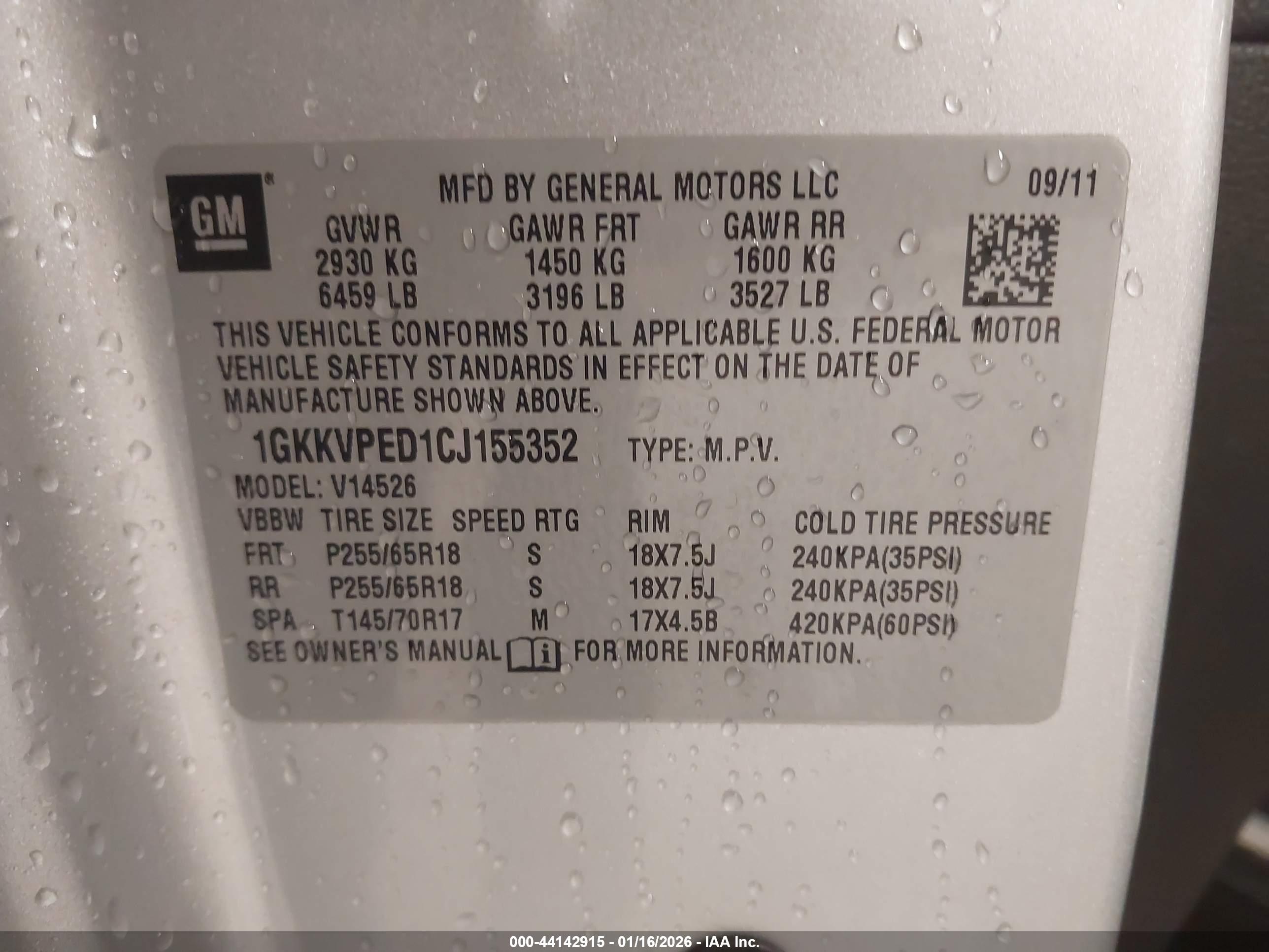 GMC ACADIA image 9