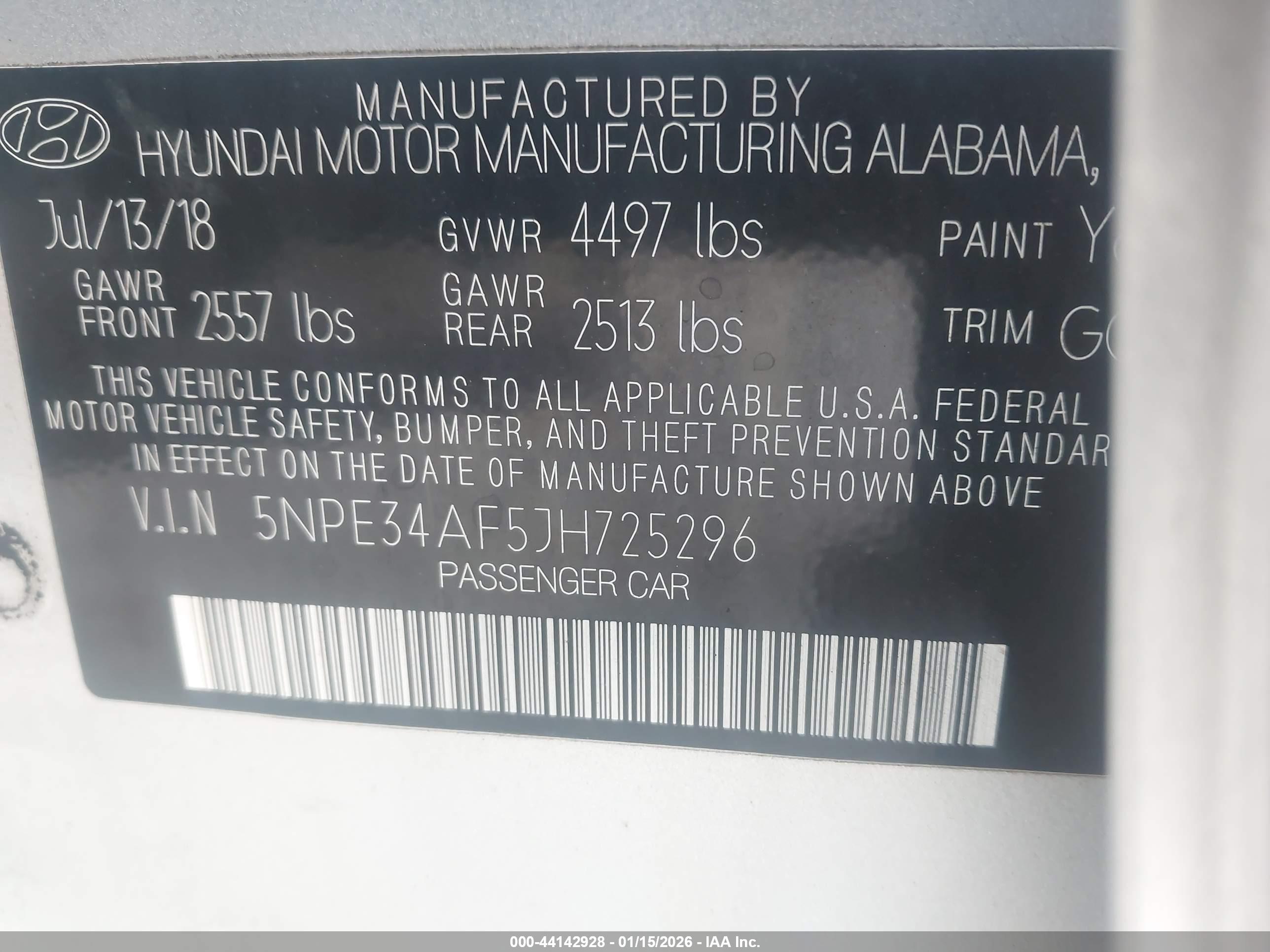 HYUNDAI SONATA image 9