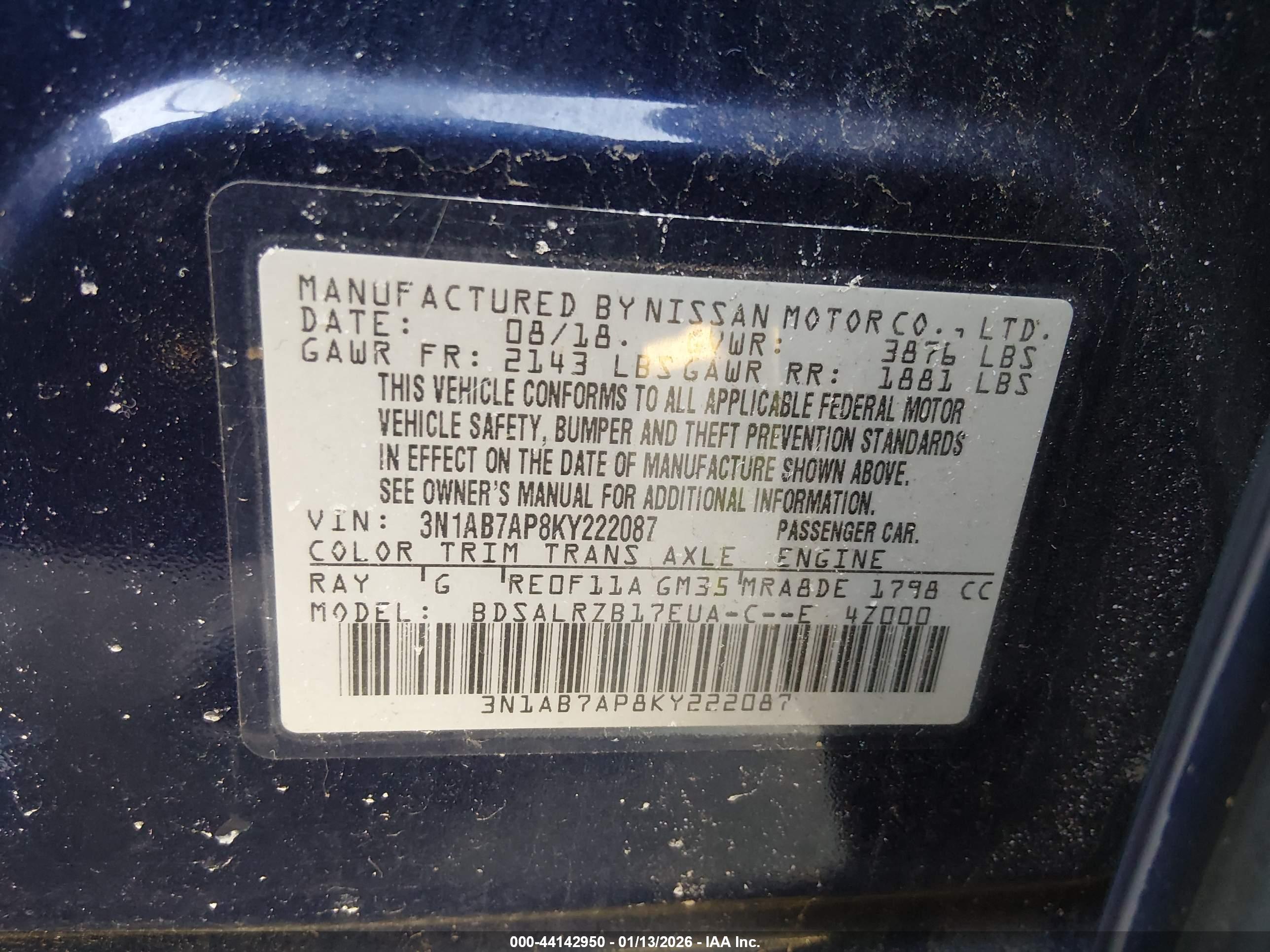 NISSAN SENTRA image 9