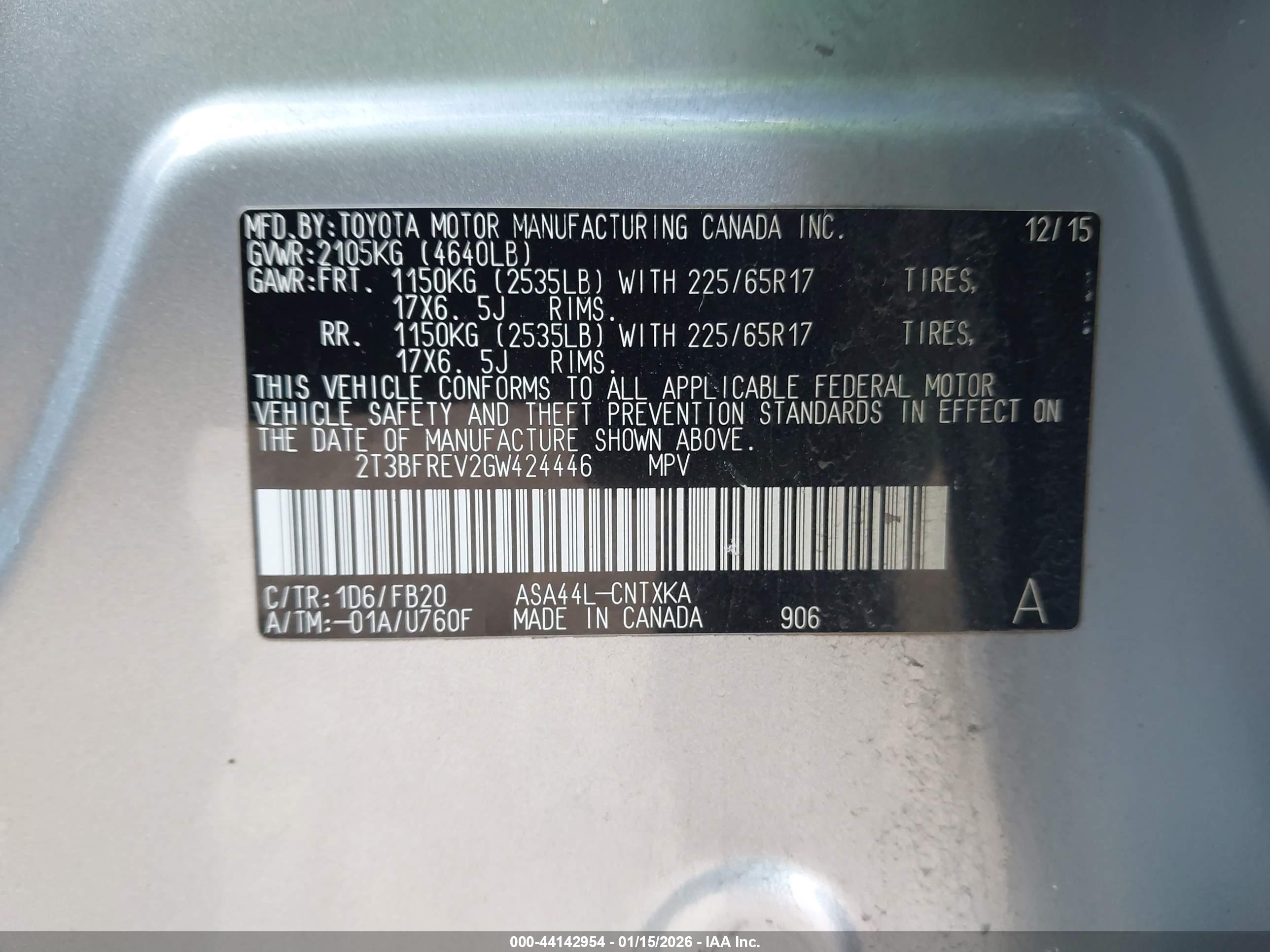 TOYOTA RAV4 image 9