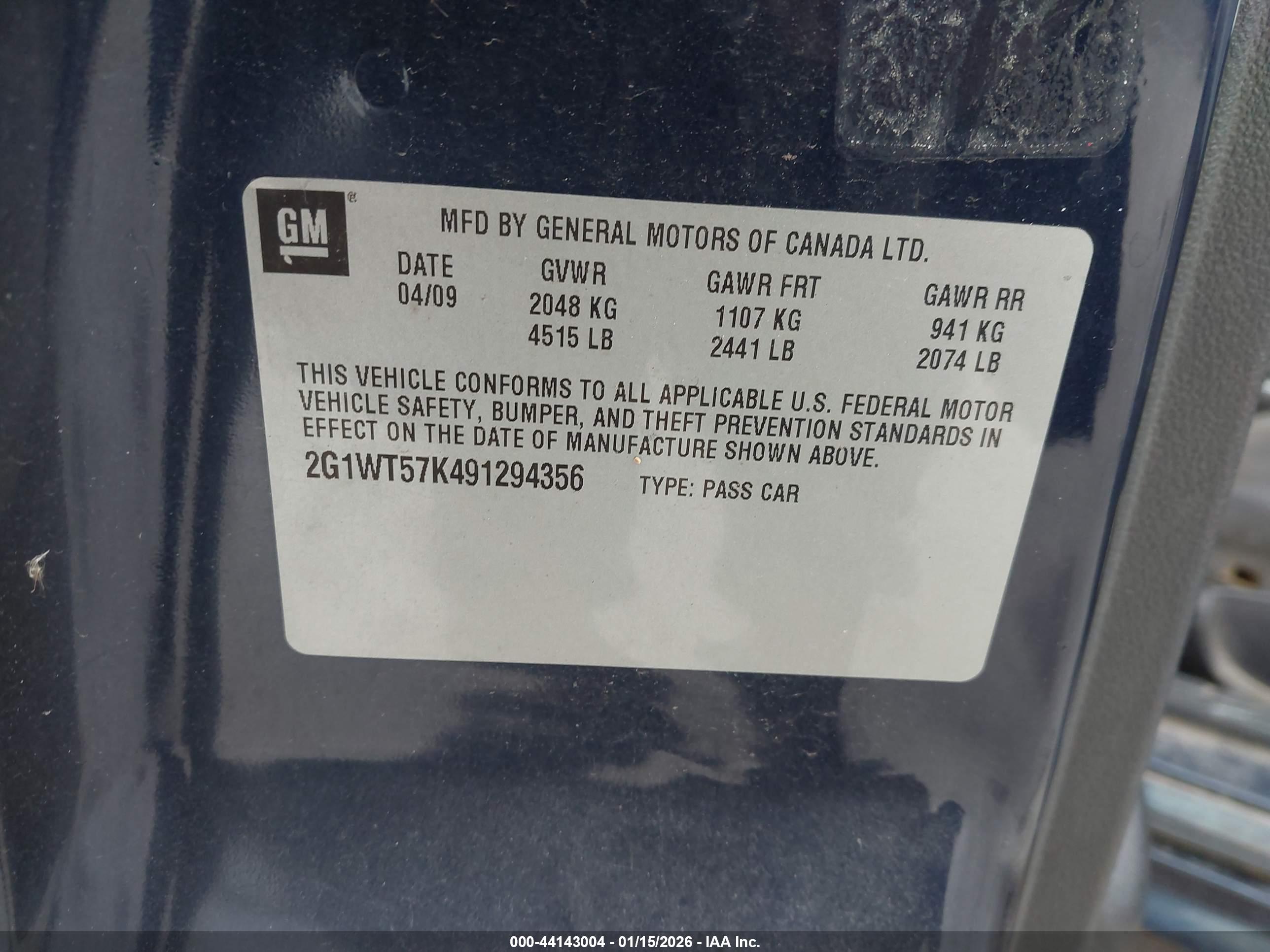 CHEVROLET IMPALA image 9