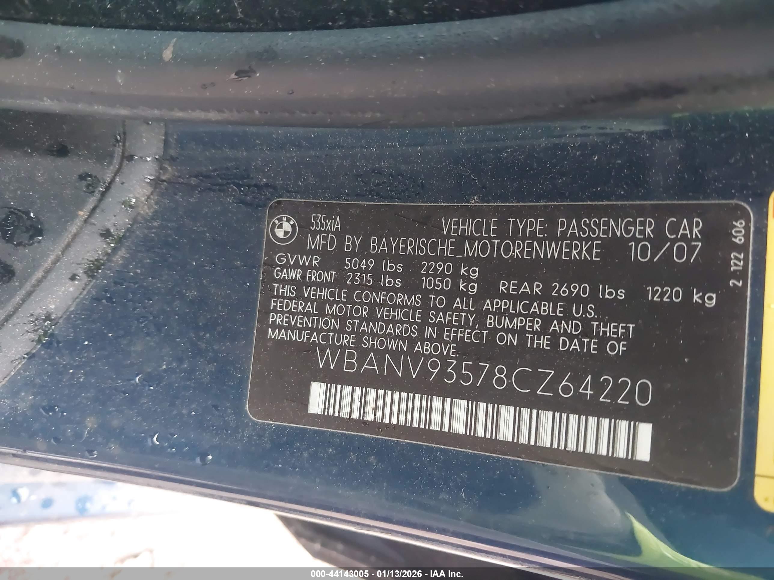 BMW 535XI image 9