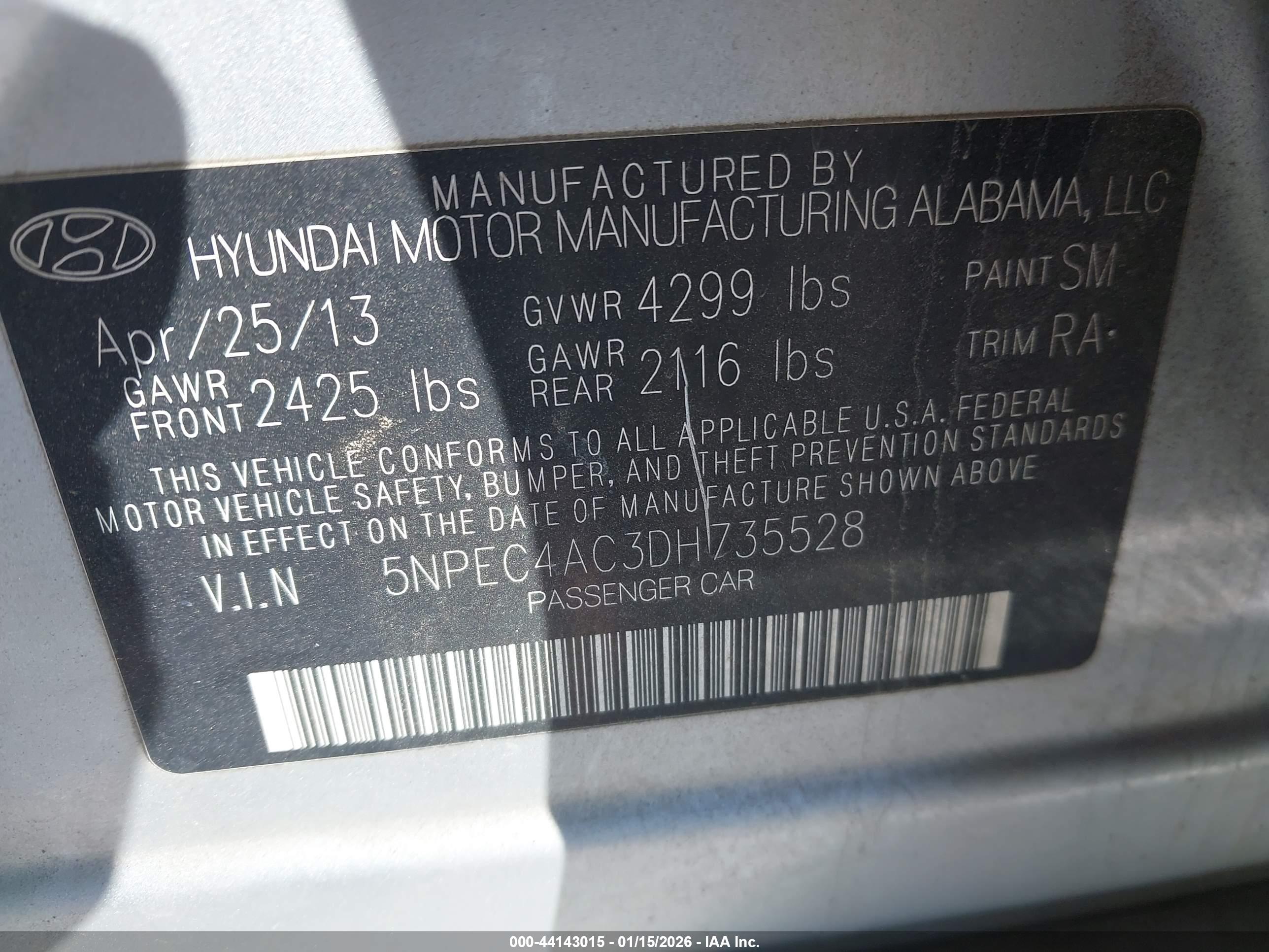 HYUNDAI SONATA image 9