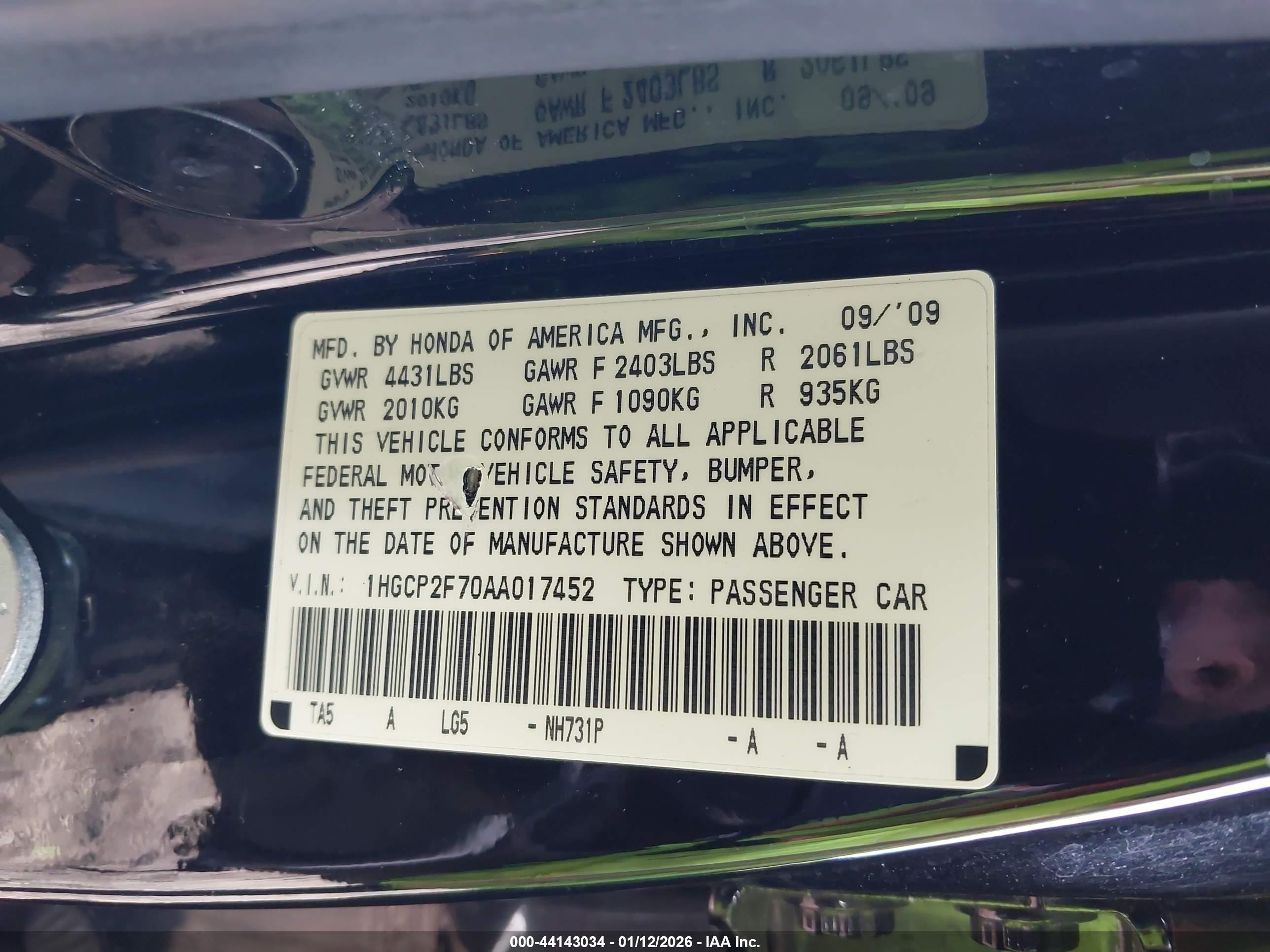 HONDA ACCORD image 9