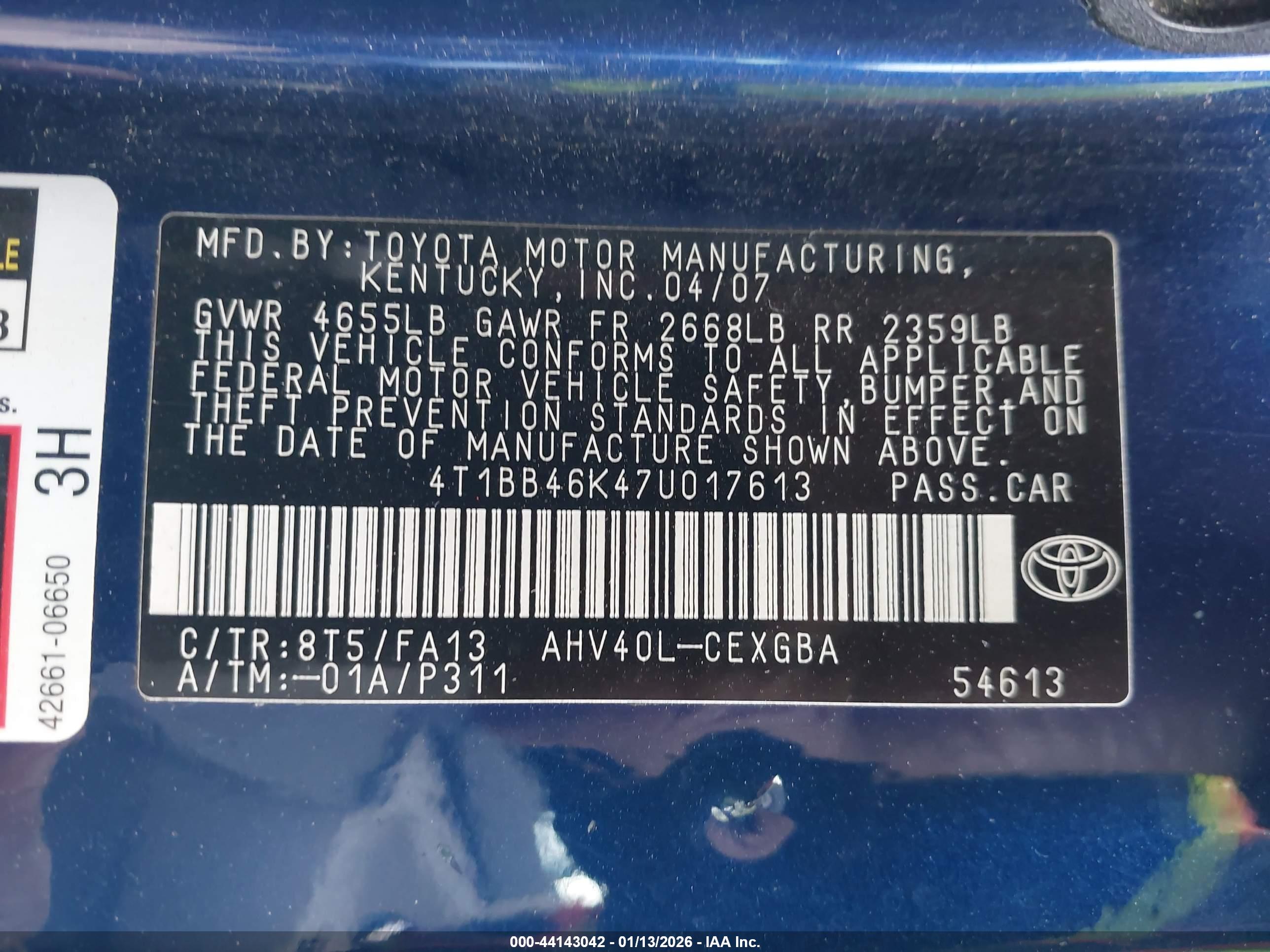 TOYOTA CAMRY image 9