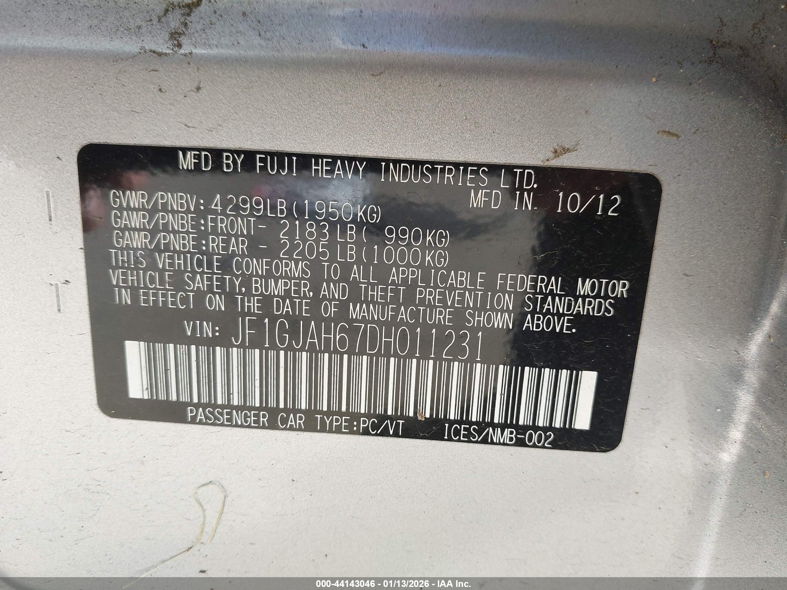 SUBARU IMPREZA image 9