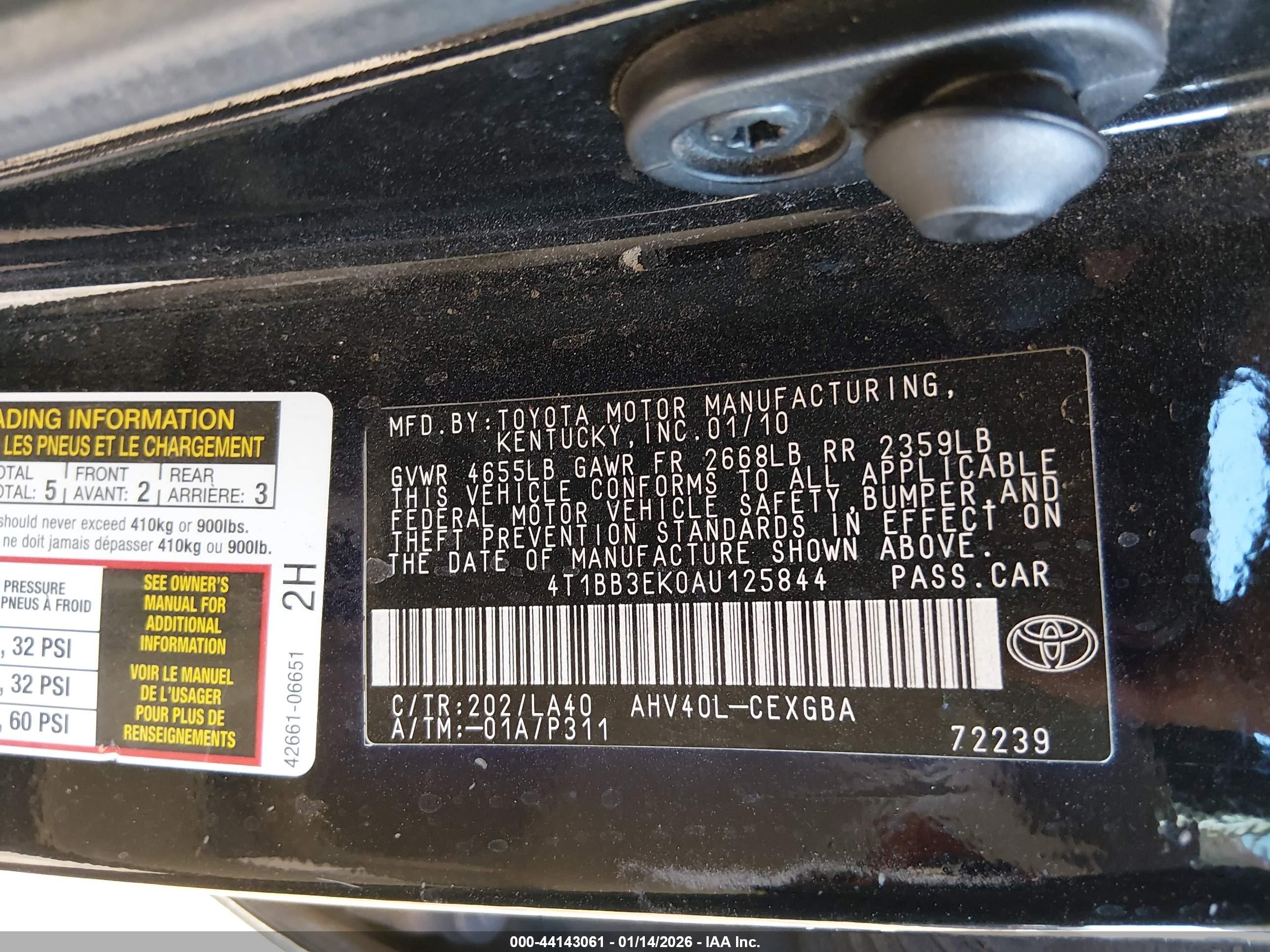 TOYOTA CAMRY image 9