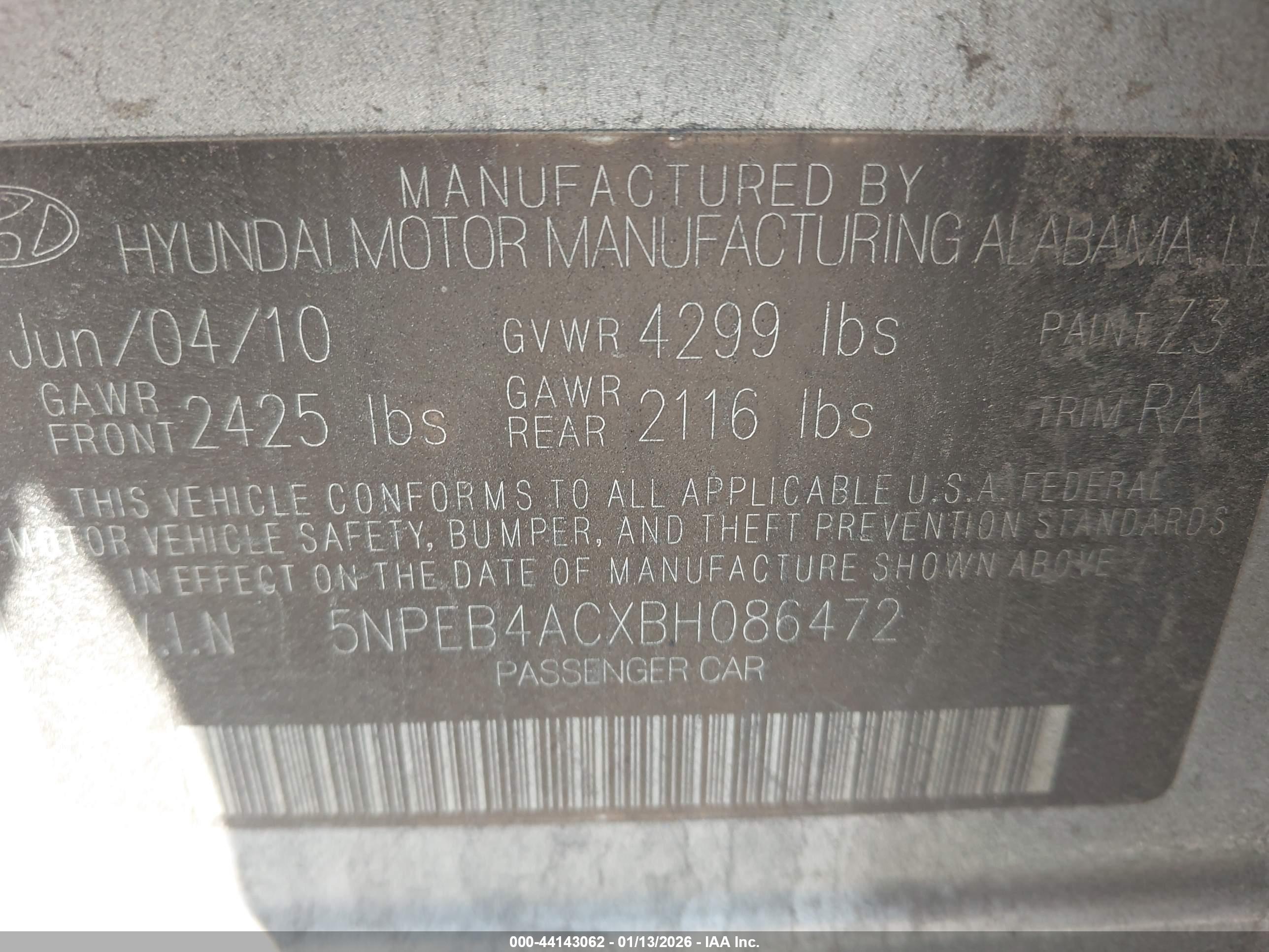 HYUNDAI SONATA image 9