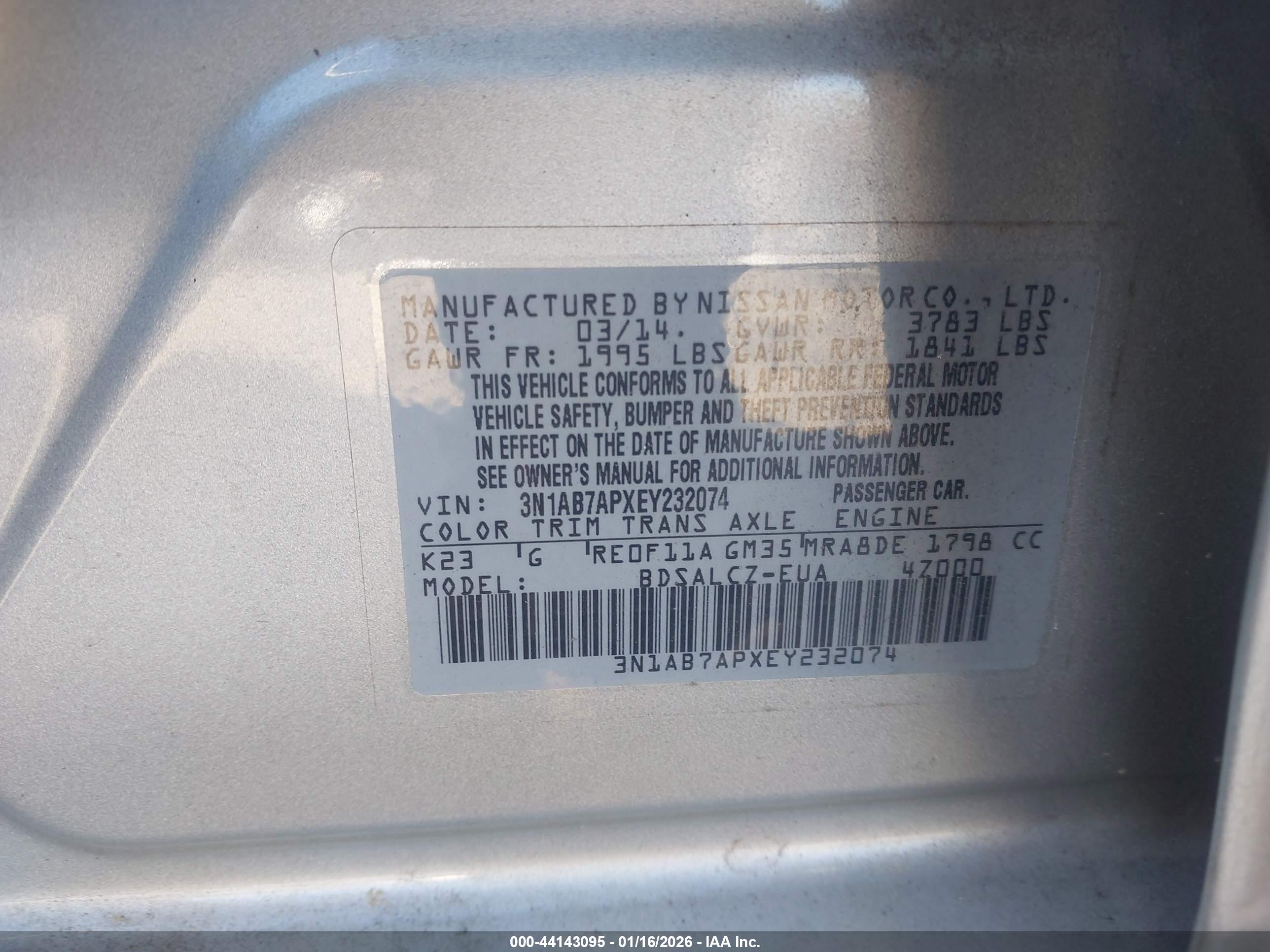 NISSAN SENTRA image 9