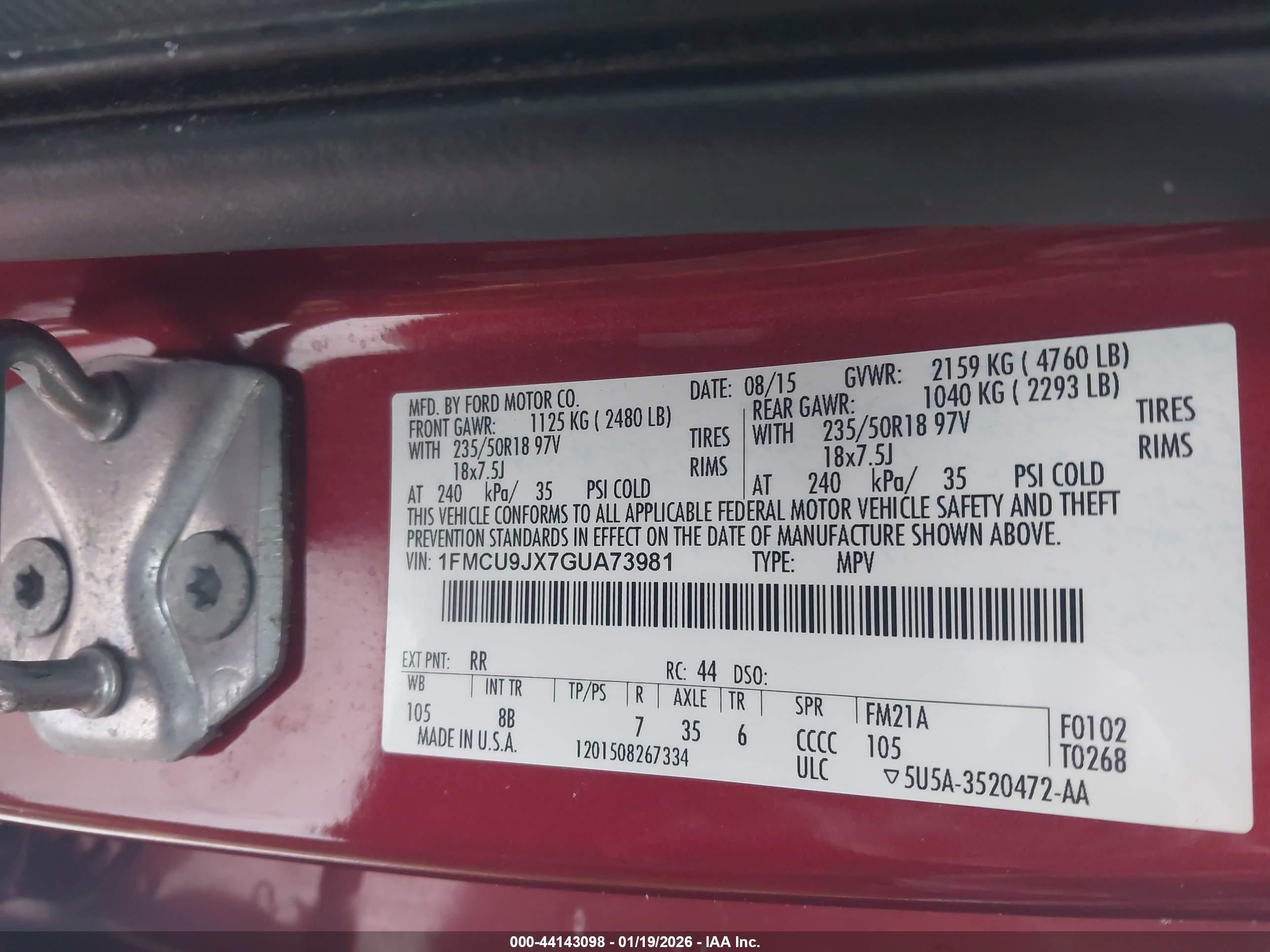 FORD ESCAPE image 9