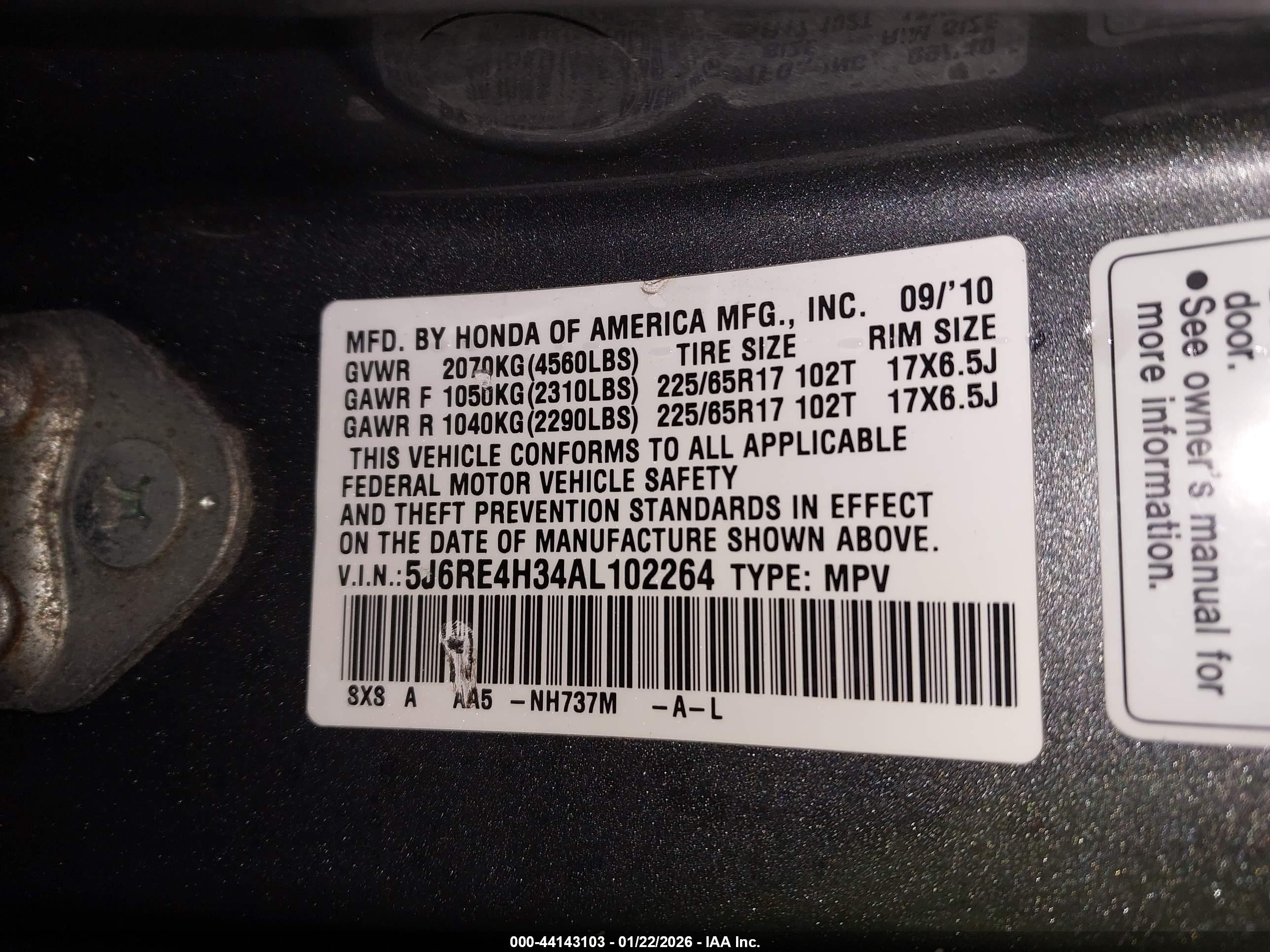 HONDA CR-V image 9
