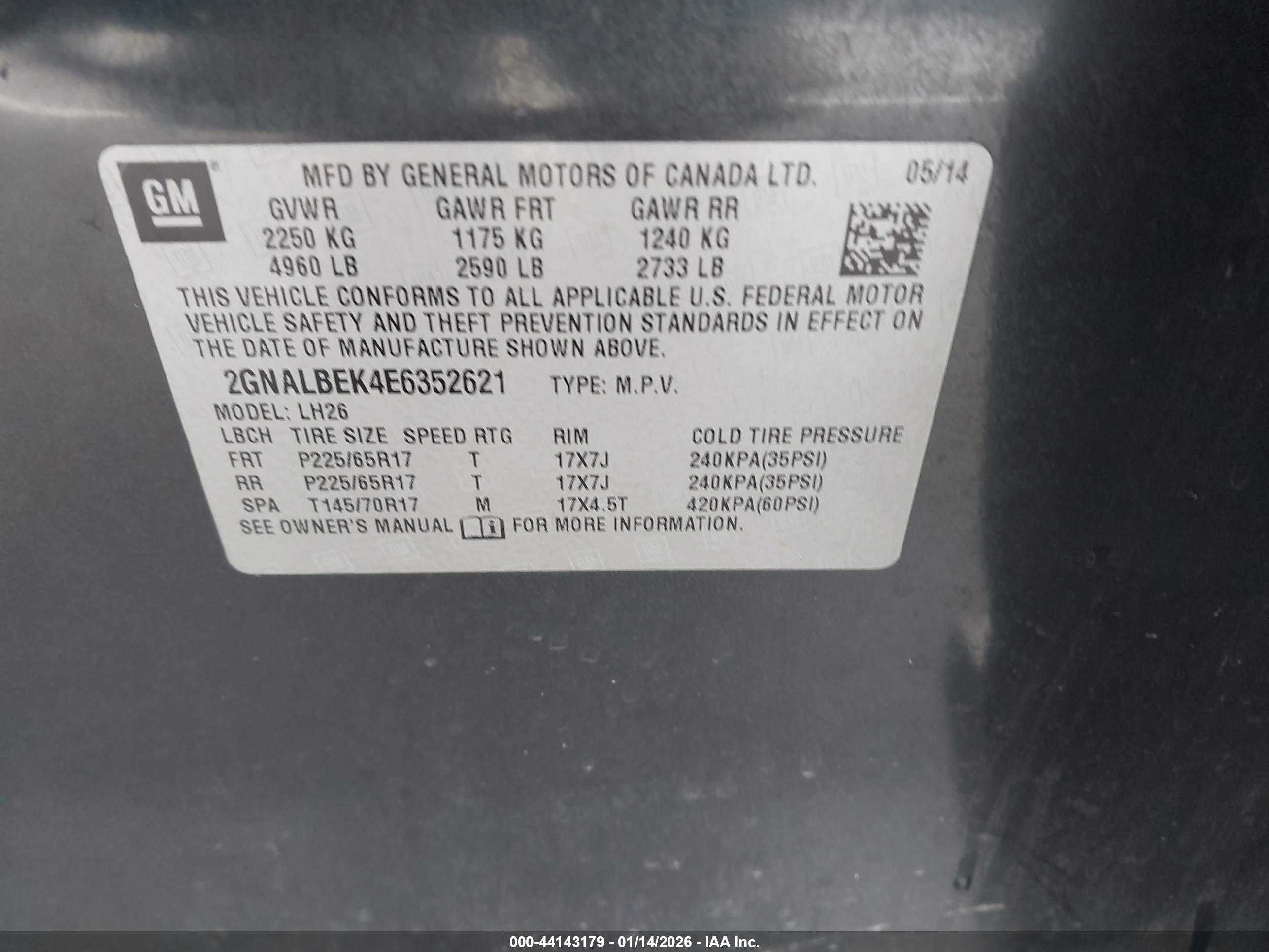 CHEVROLET EQUINOX image 9