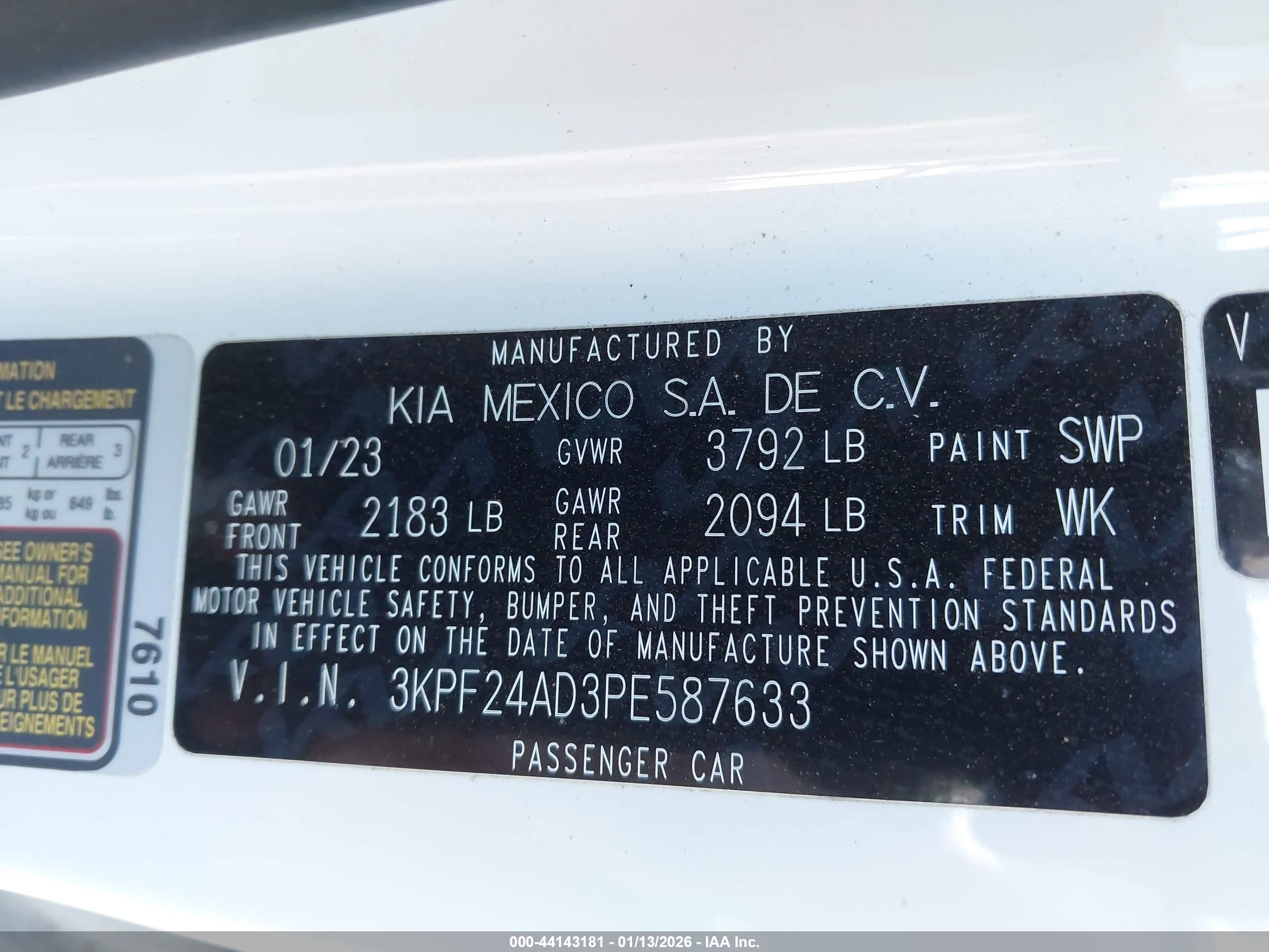 KIA FORTE image 9