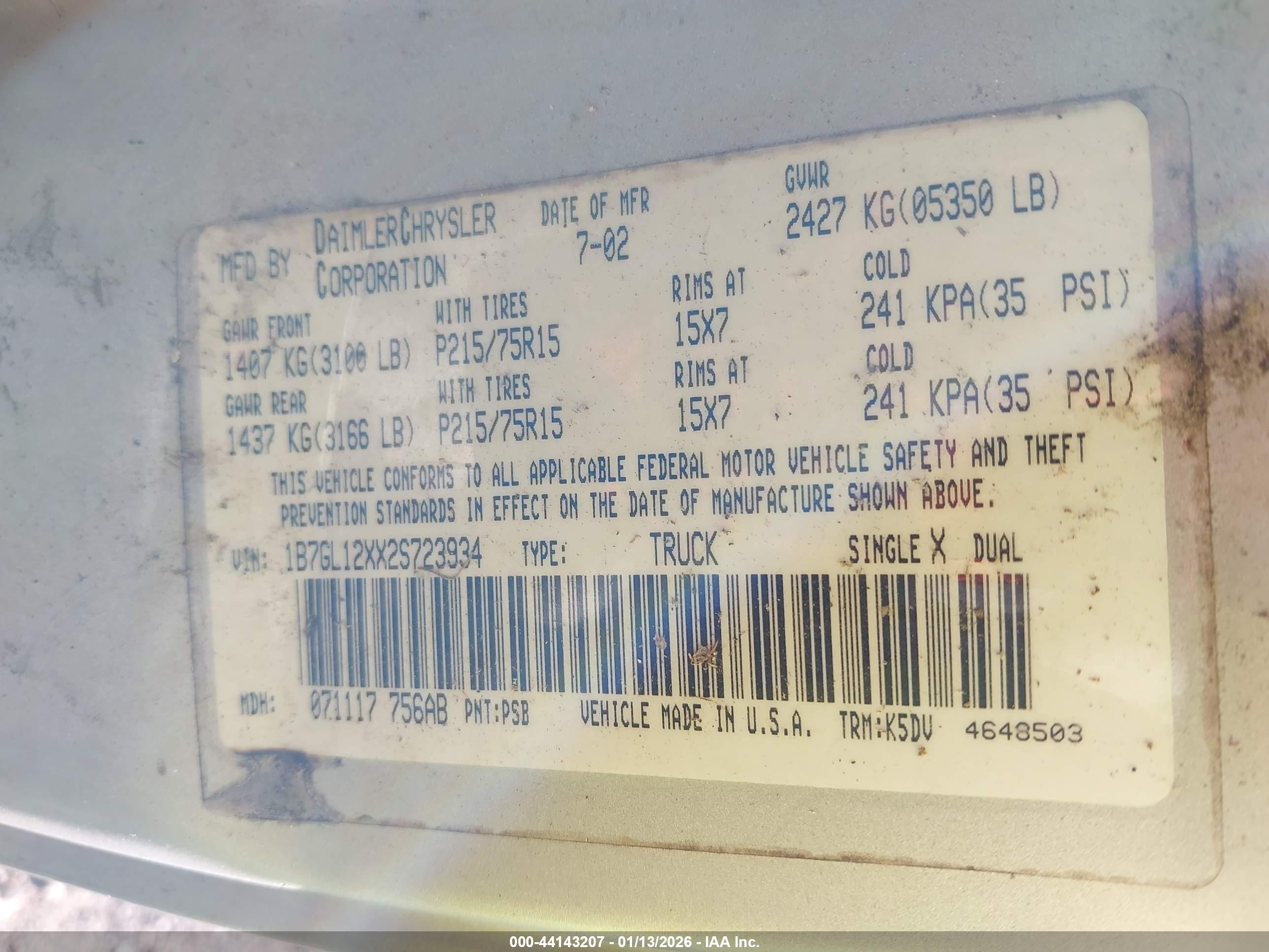 DODGE DAKOTA image 9