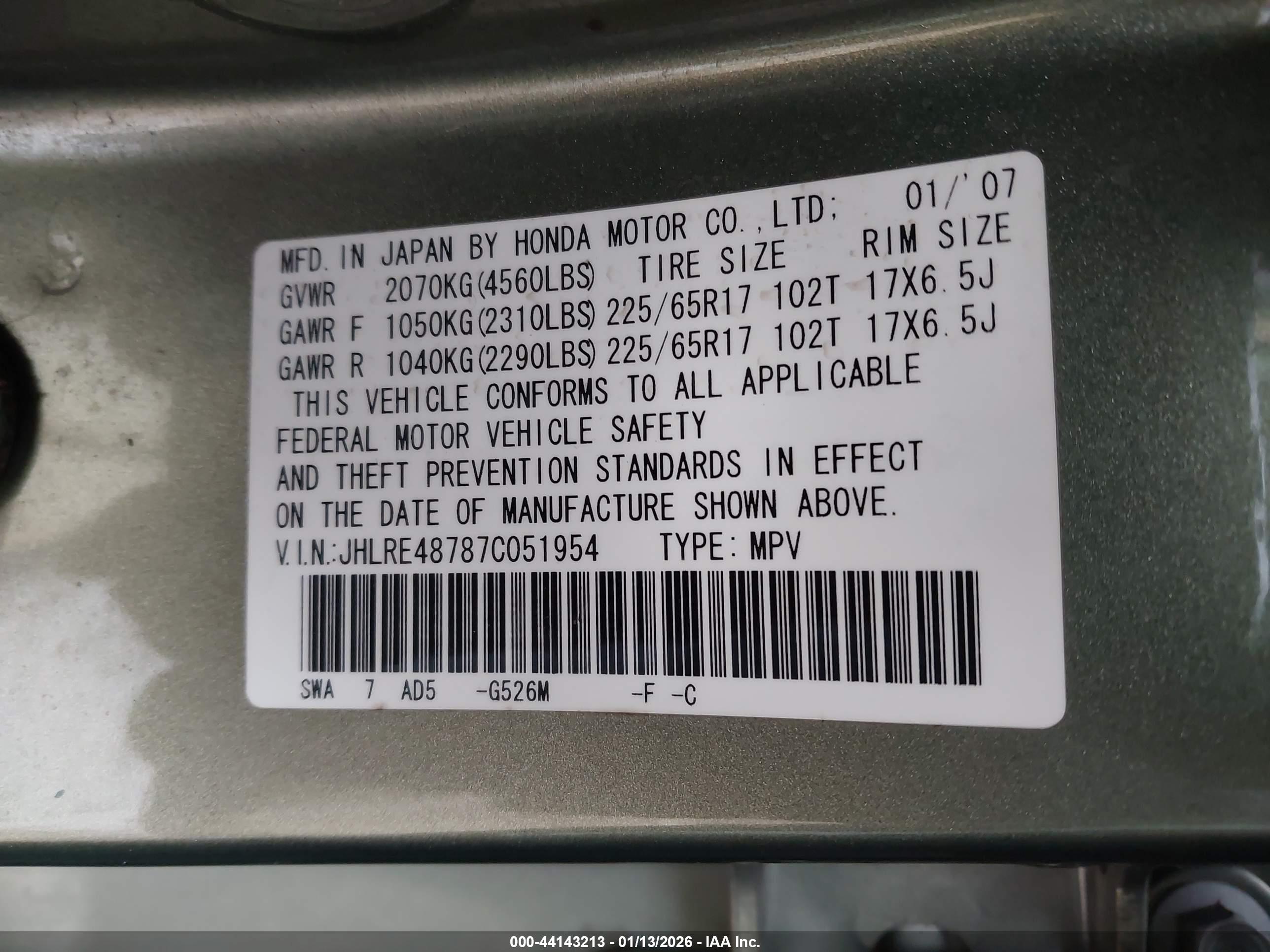 HONDA CR-V image 9