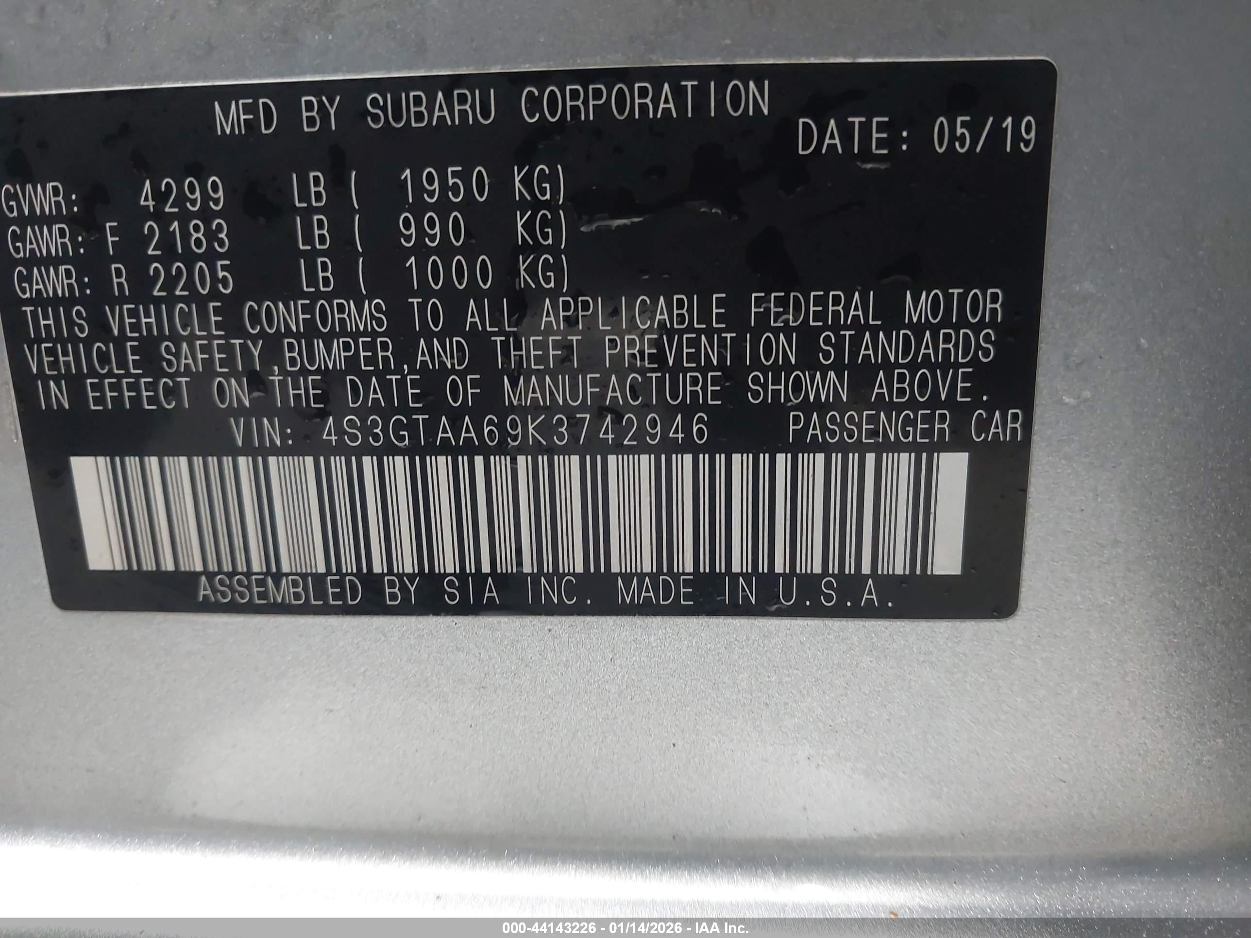 SUBARU IMPREZA image 9