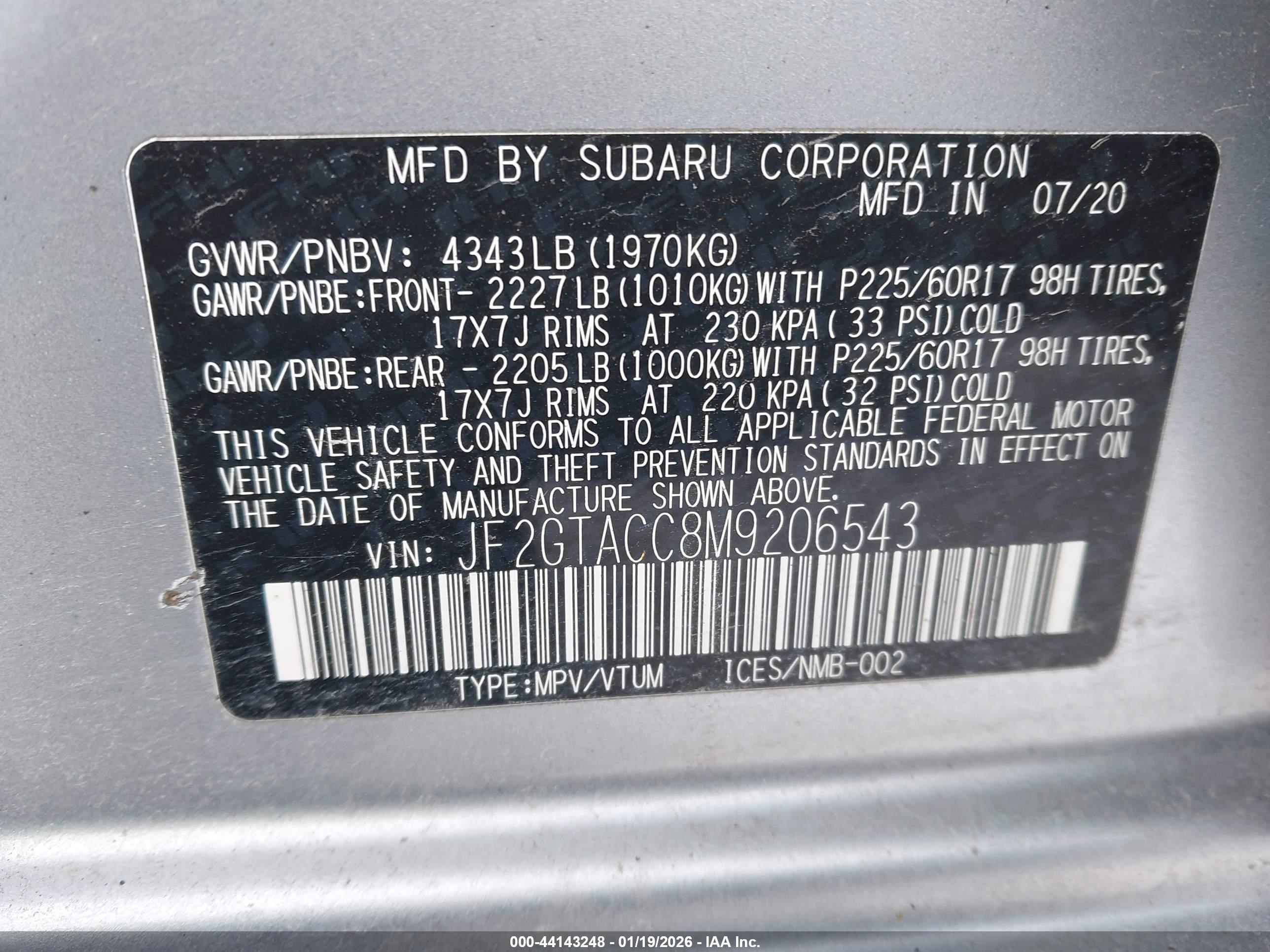 SUBARU CROSSTREK image 9
