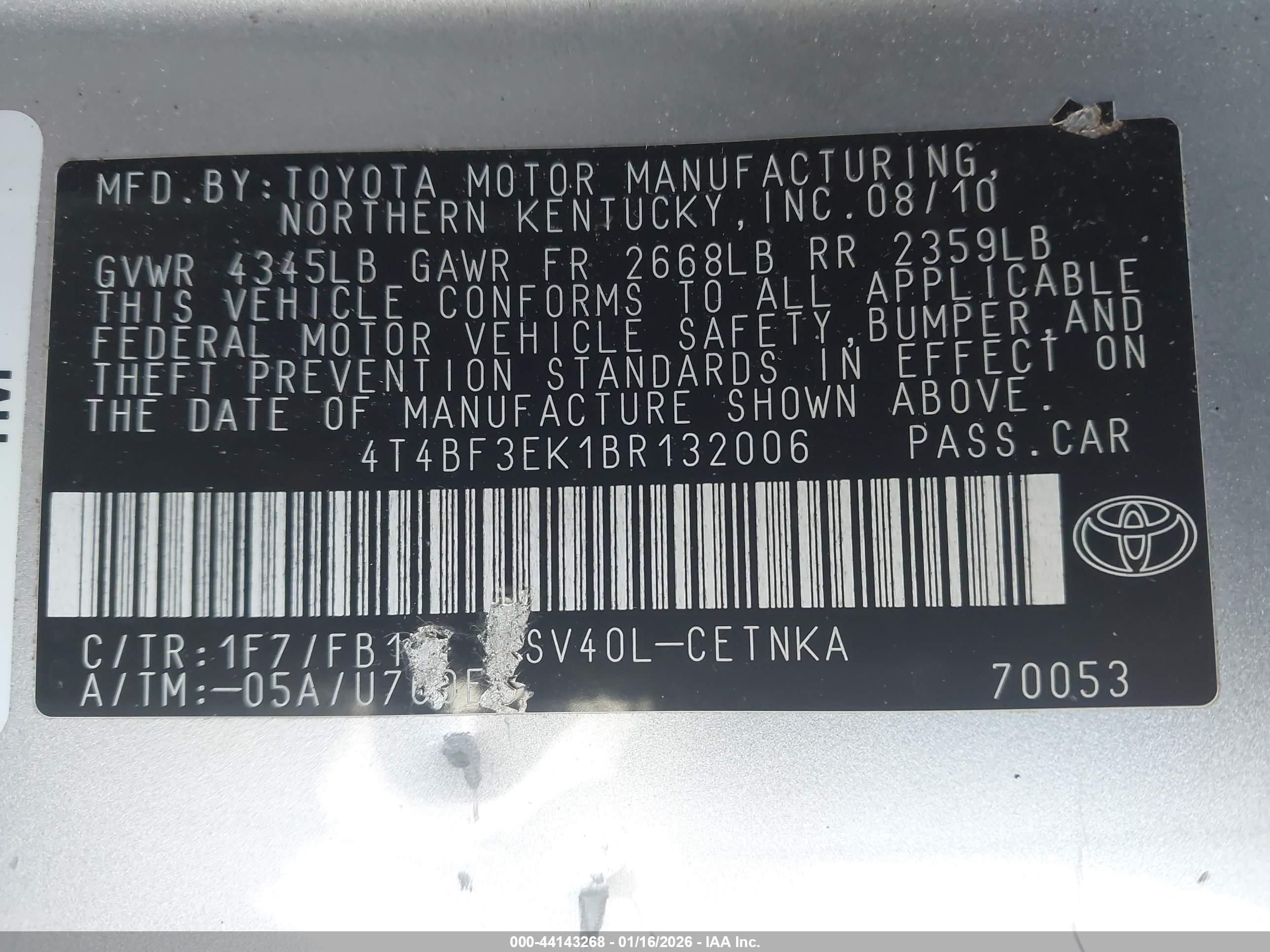 TOYOTA CAMRY image 9