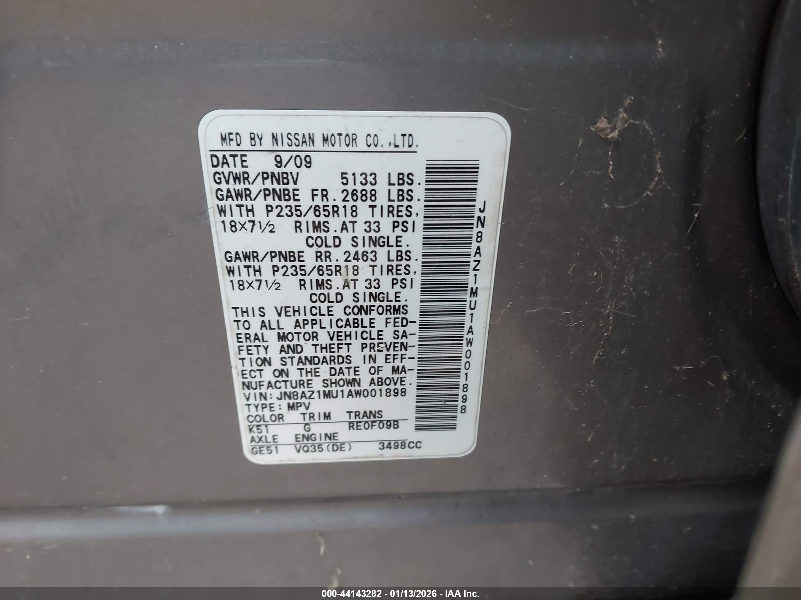 NISSAN MURANO image 9