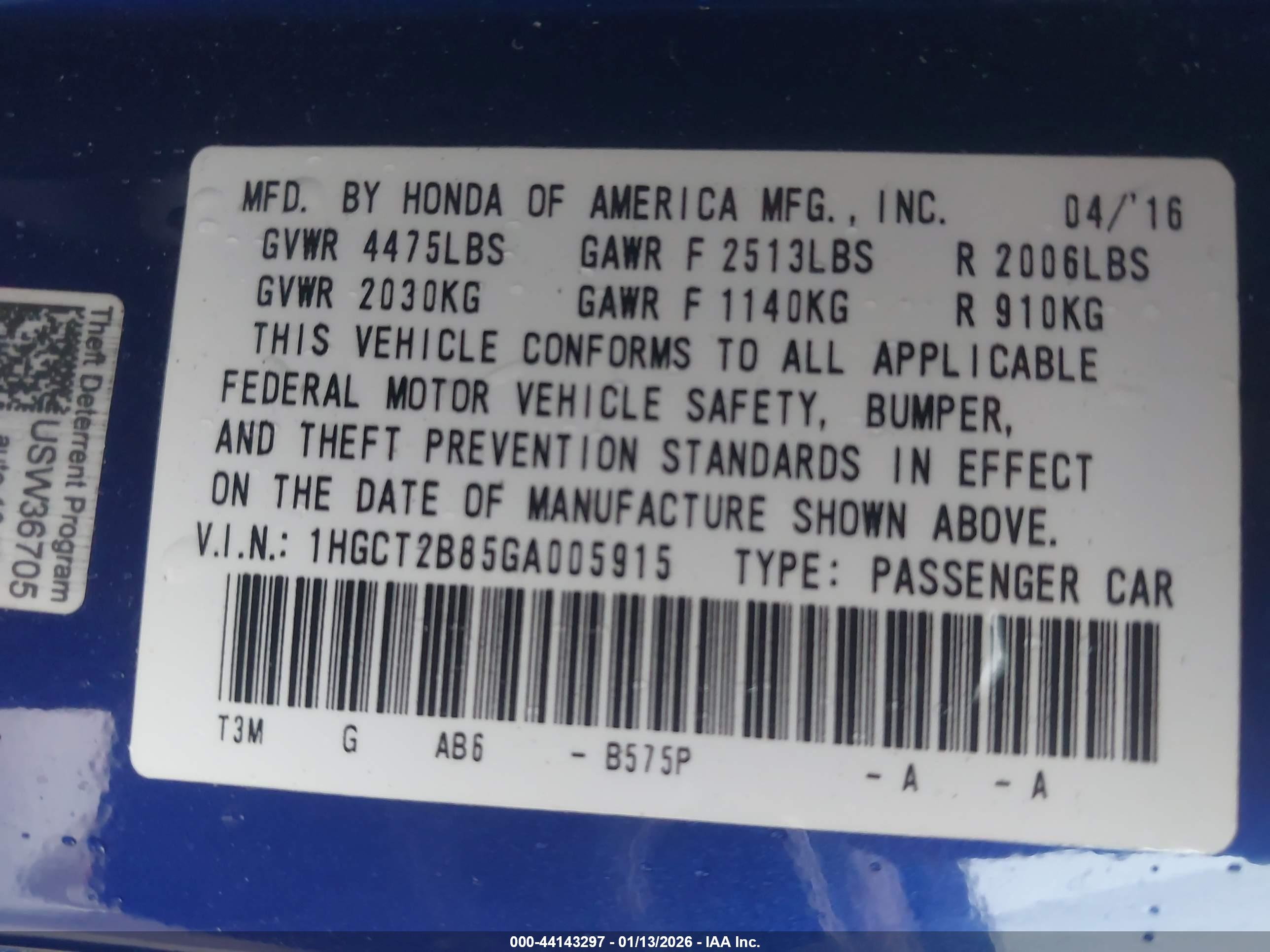 HONDA ACCORD image 9
